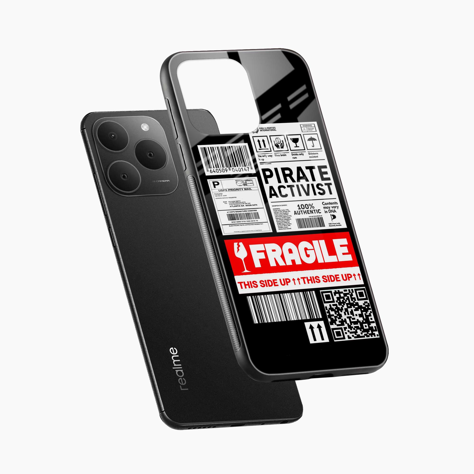 Fragile Realme 15t 5G Back Cover