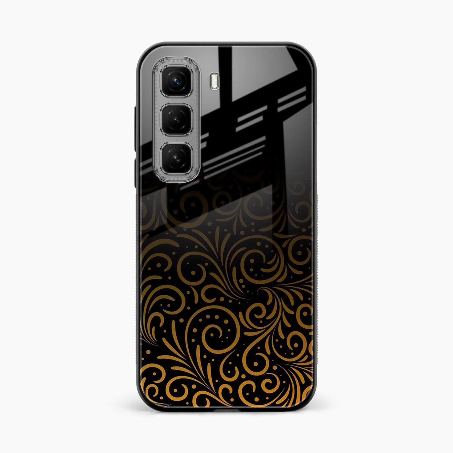 Golden Swirl Infinix Hot 50 5G Back Cover