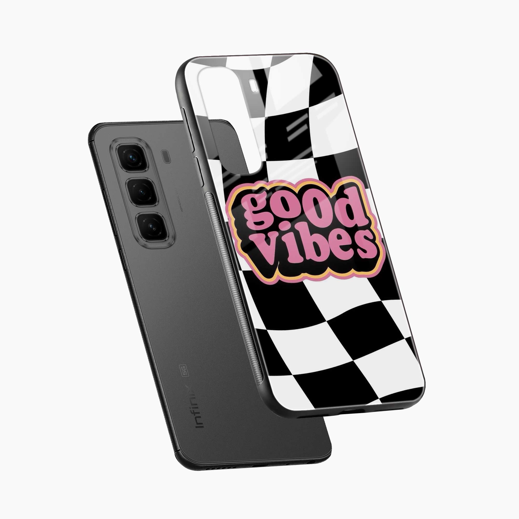 Good Vibes Infinix Hot 50 5G Back Cover