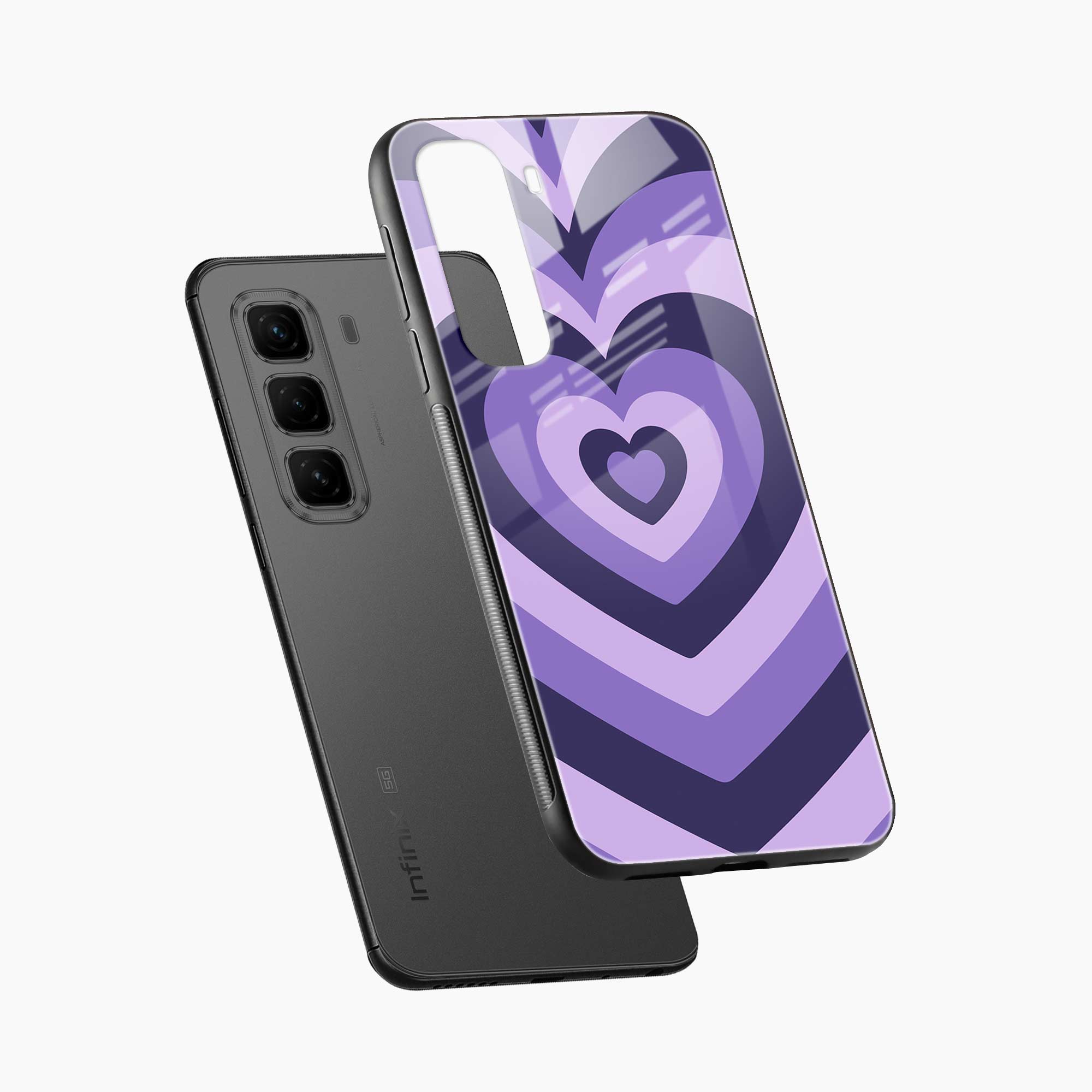 Hearts Infinix Hot 50 5G Back Cover