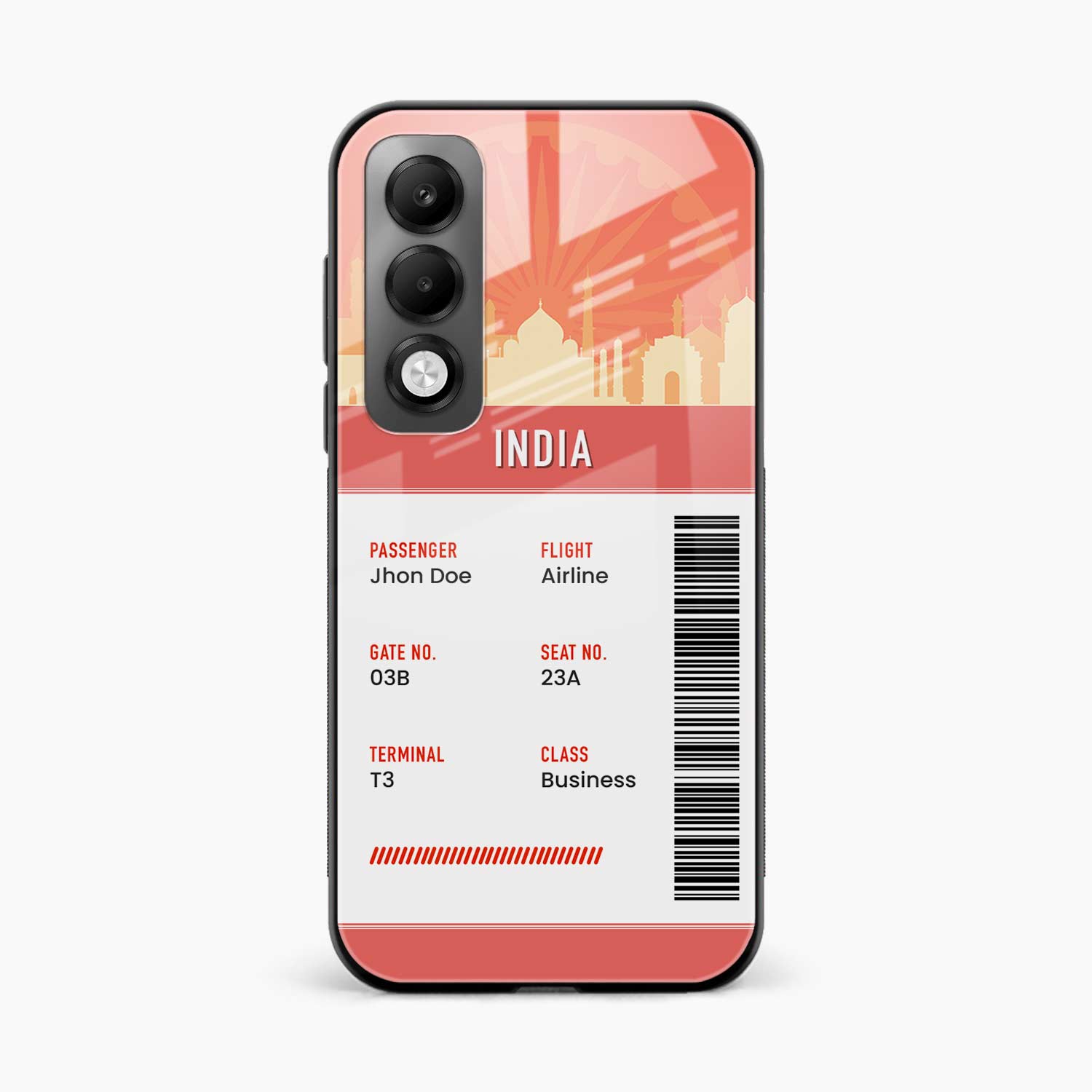 India Boarding Pass Oppo K13x 5G Back Cover