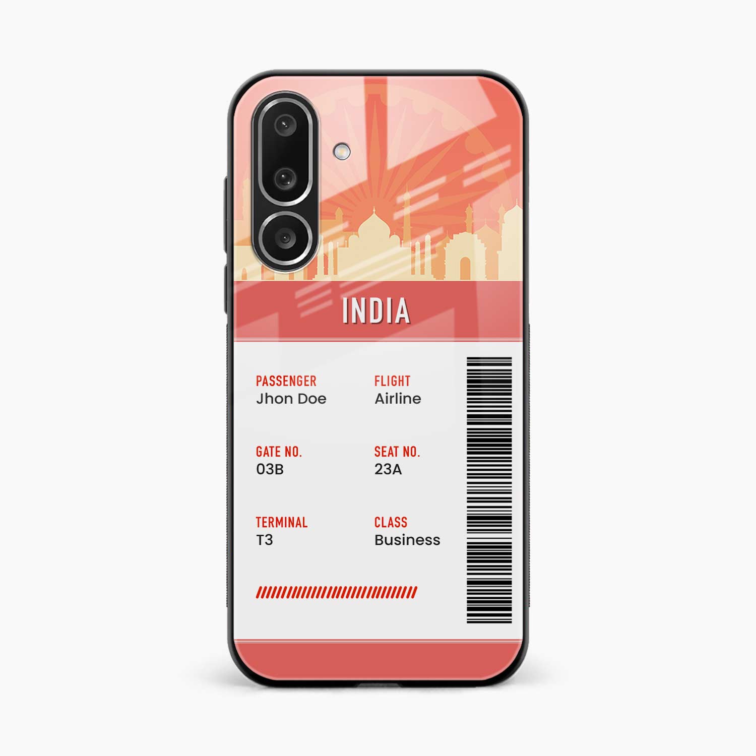 India Boarding Pass Samsung F36 5G Back Cover