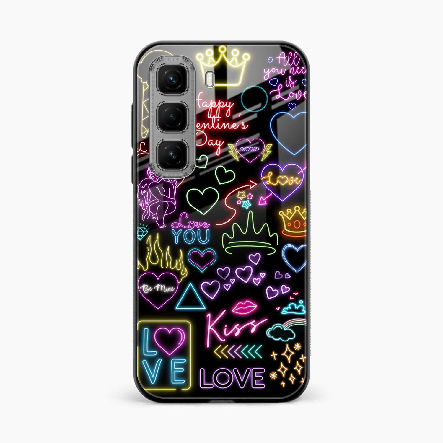 Neon Lights Infinix Hot 50 5G Back Cover