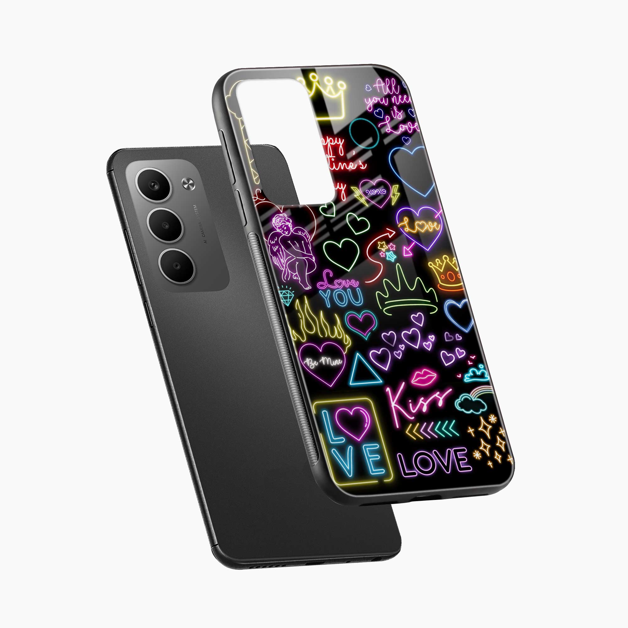 Neon Lights Redmi 15 5G Back Cover