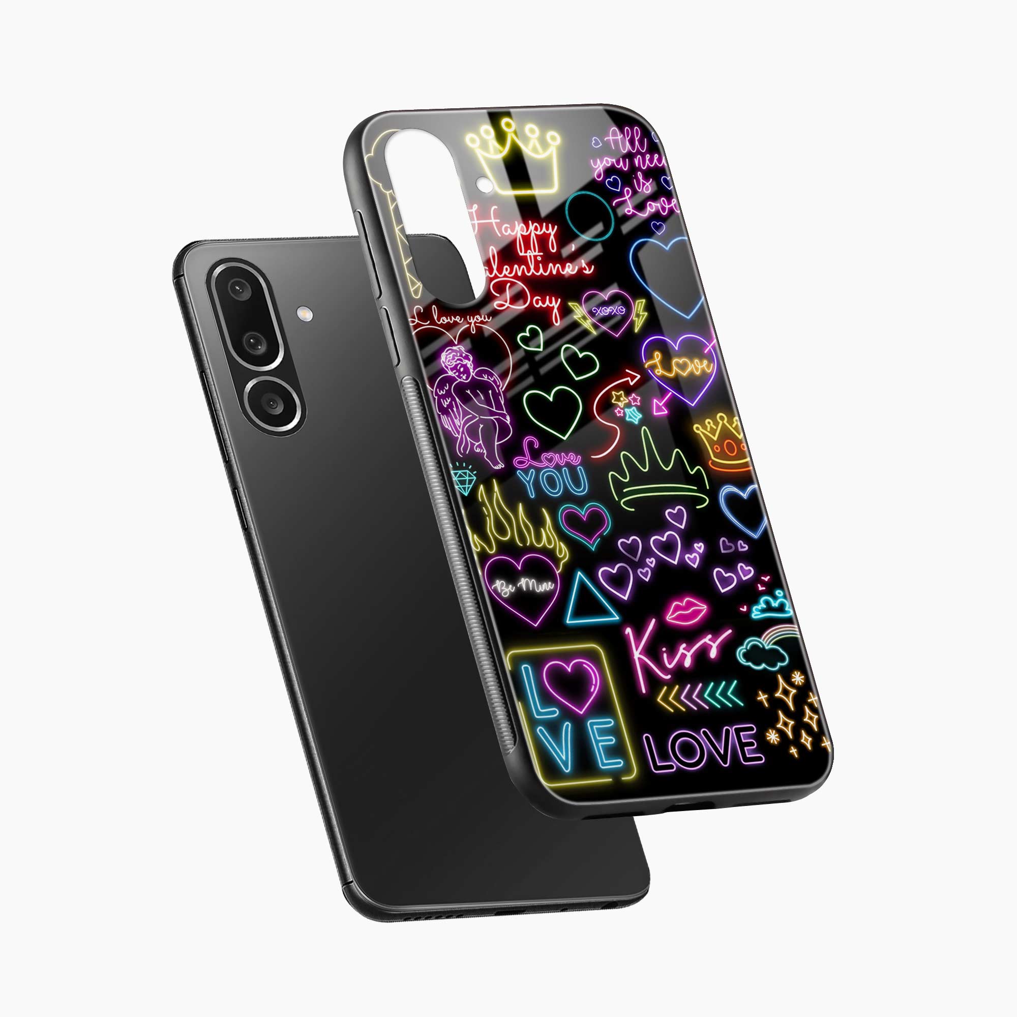 Neon Lights Samsung F36 5G Back Cover