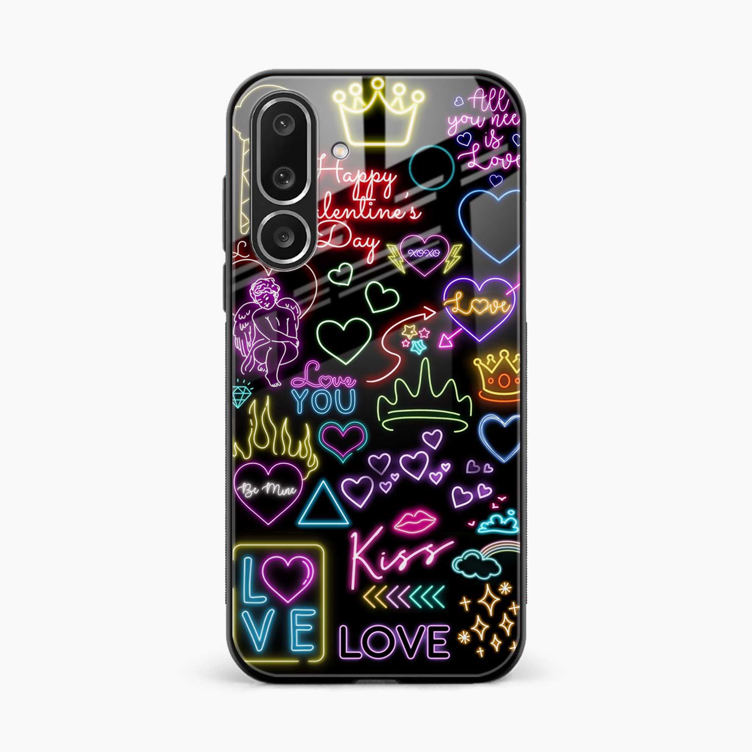 Neon Lights Samsung F36 5G Back Cover