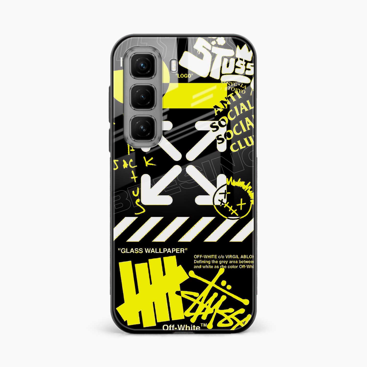Neon Off White Infinix Hot 50 5G Back Cover