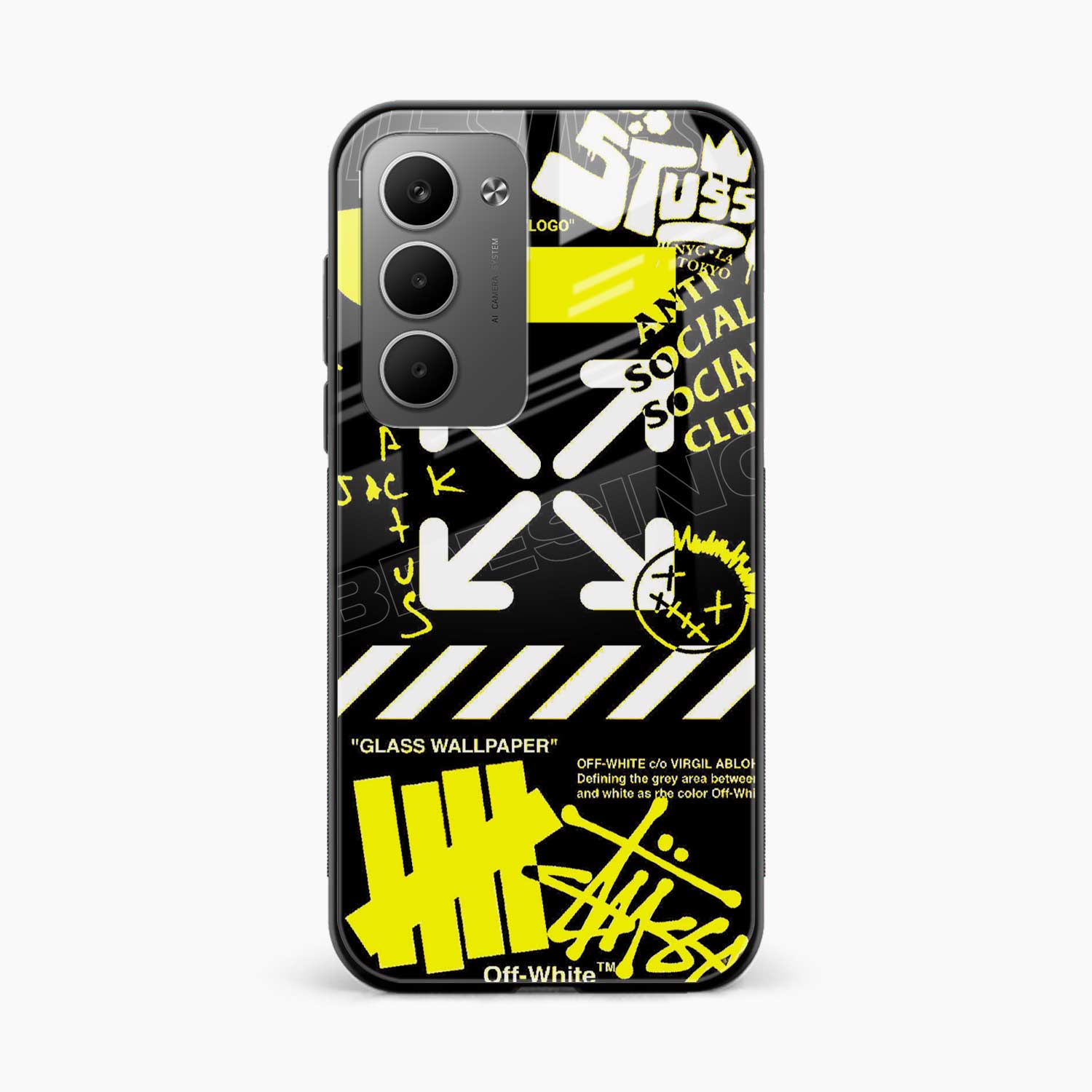 Neon Off White Redmi 15 5G Back Cover