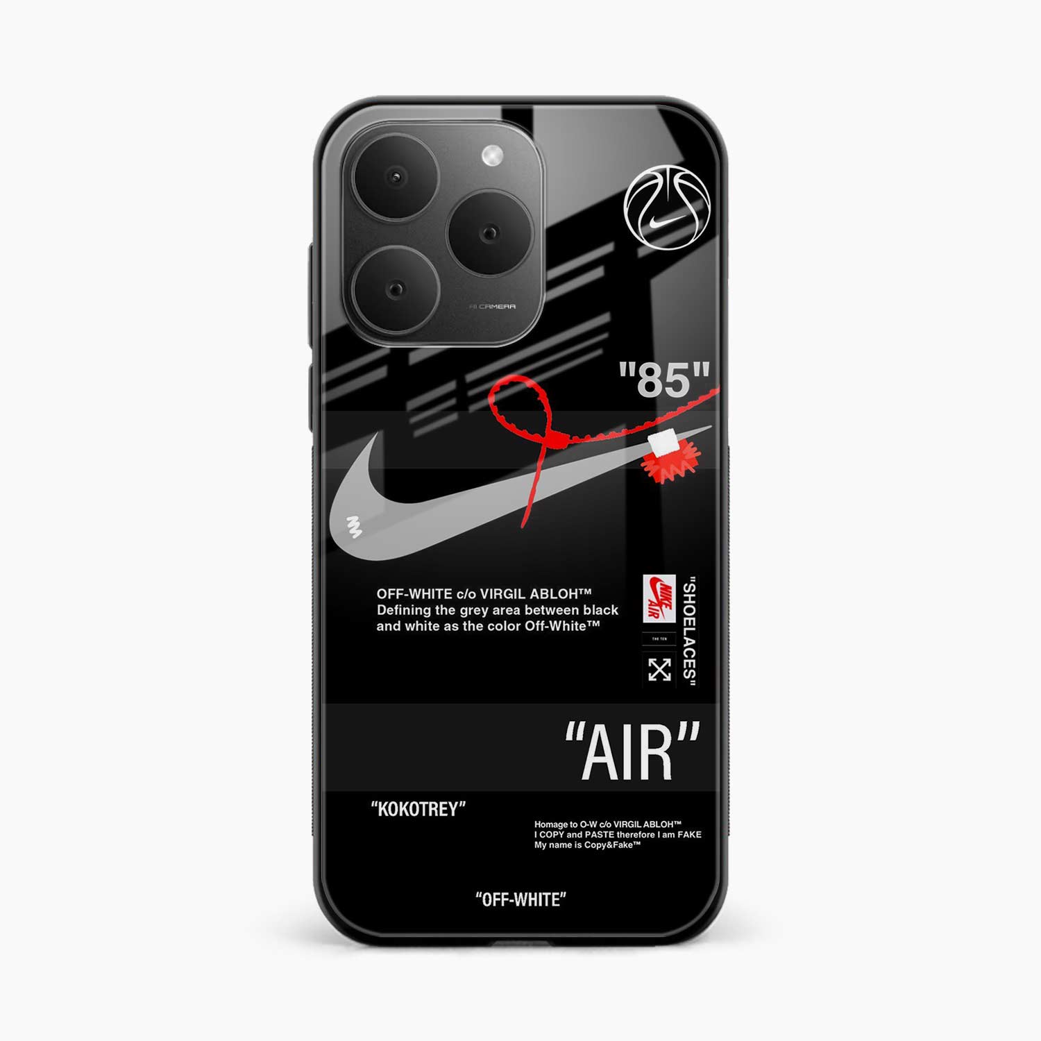 Off White Realme 15t 5G Back Cover