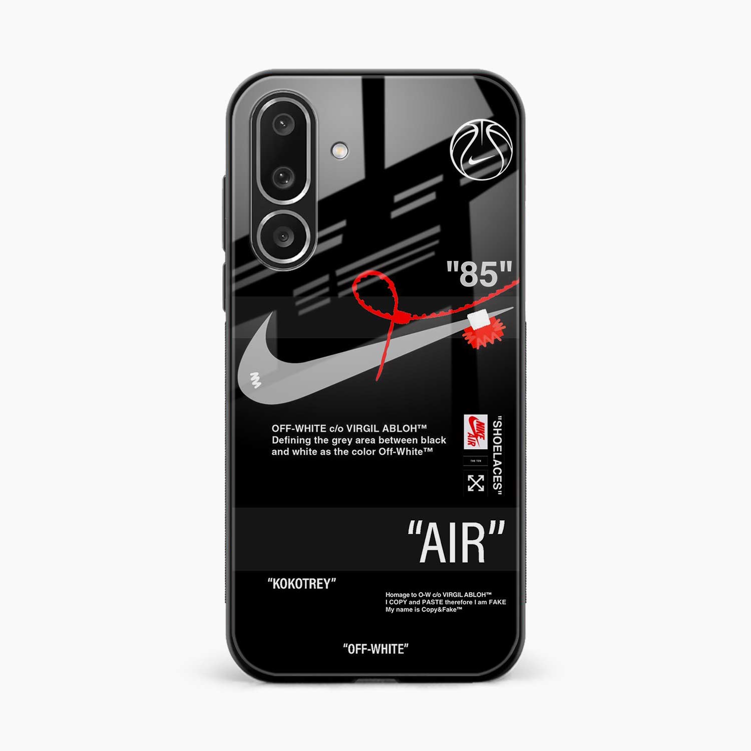 Off White Samsung F36 5G Back Cover