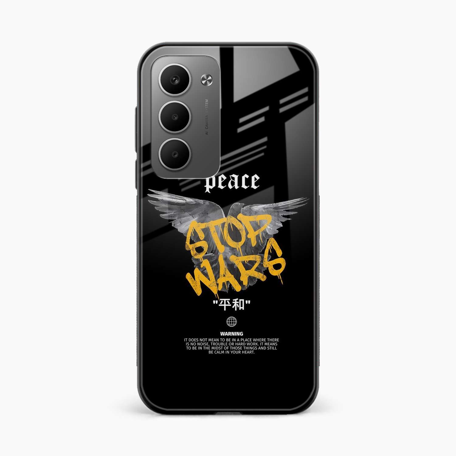 Peace Stop Wars Redmi 15 5G Back Cover