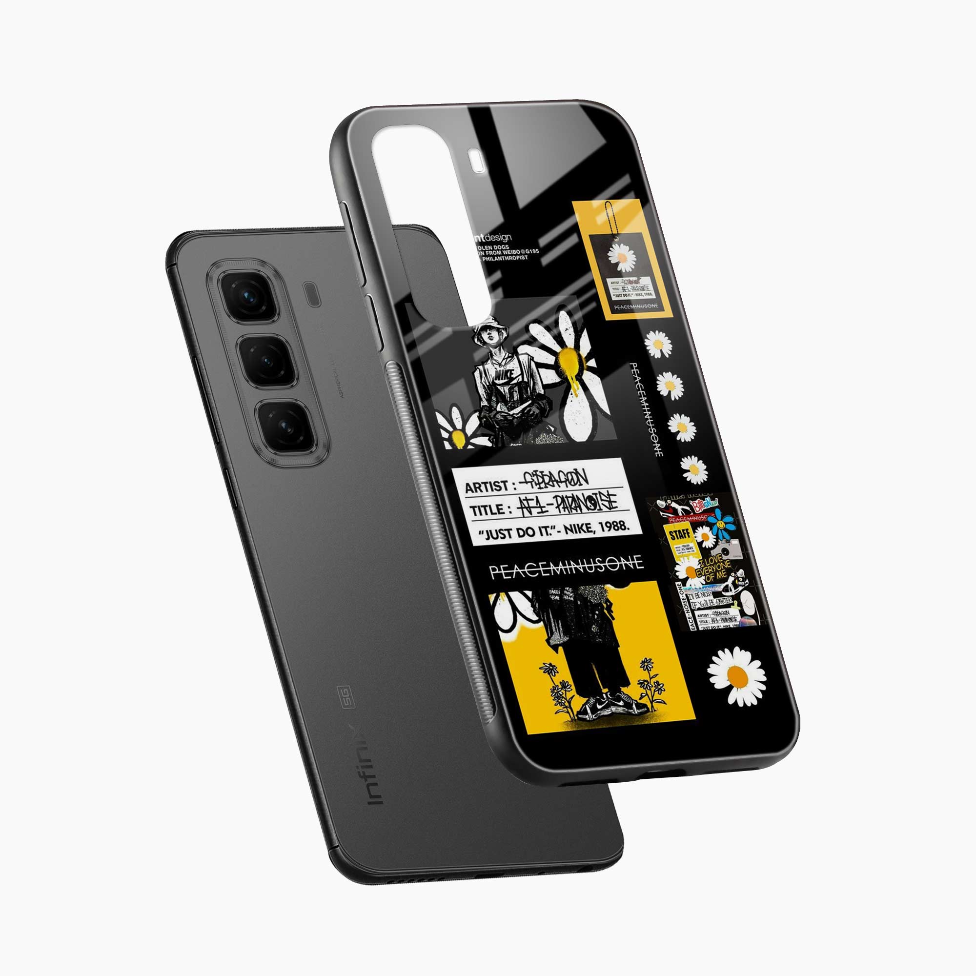 Peace Infinix Hot 50 5G Back Cover