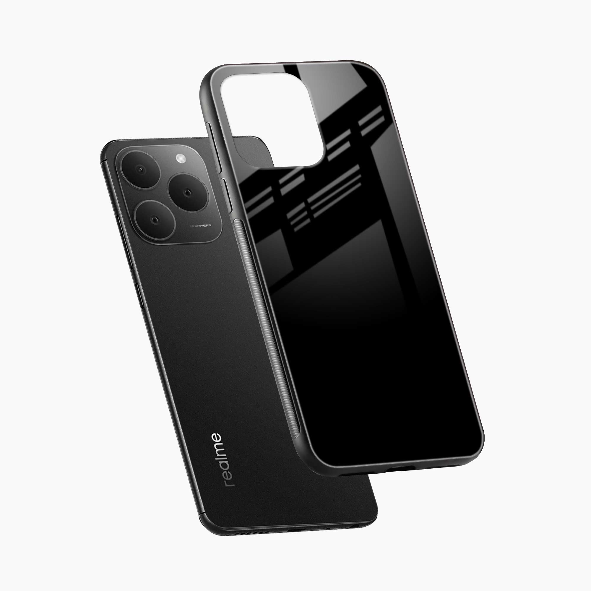 Pure Black Realme 15t 5G Back Cover