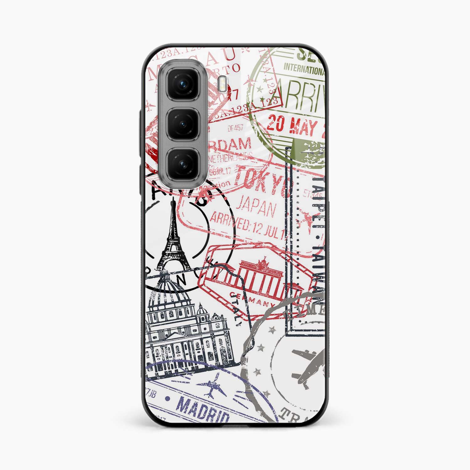 Stamp Infinix Hot 50 5G Back Cover