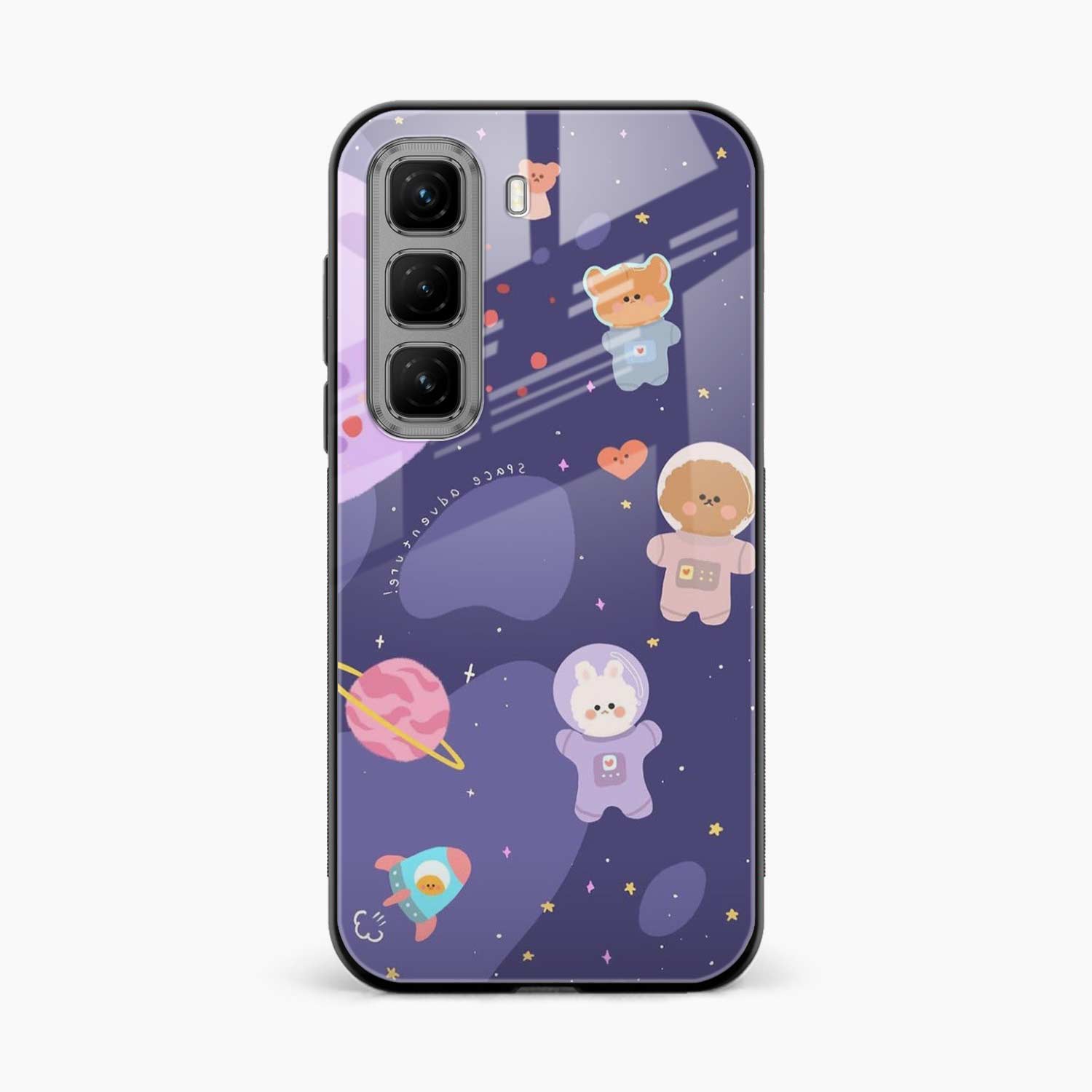 Teddy Space Infinix Hot 50 5G Back Cover