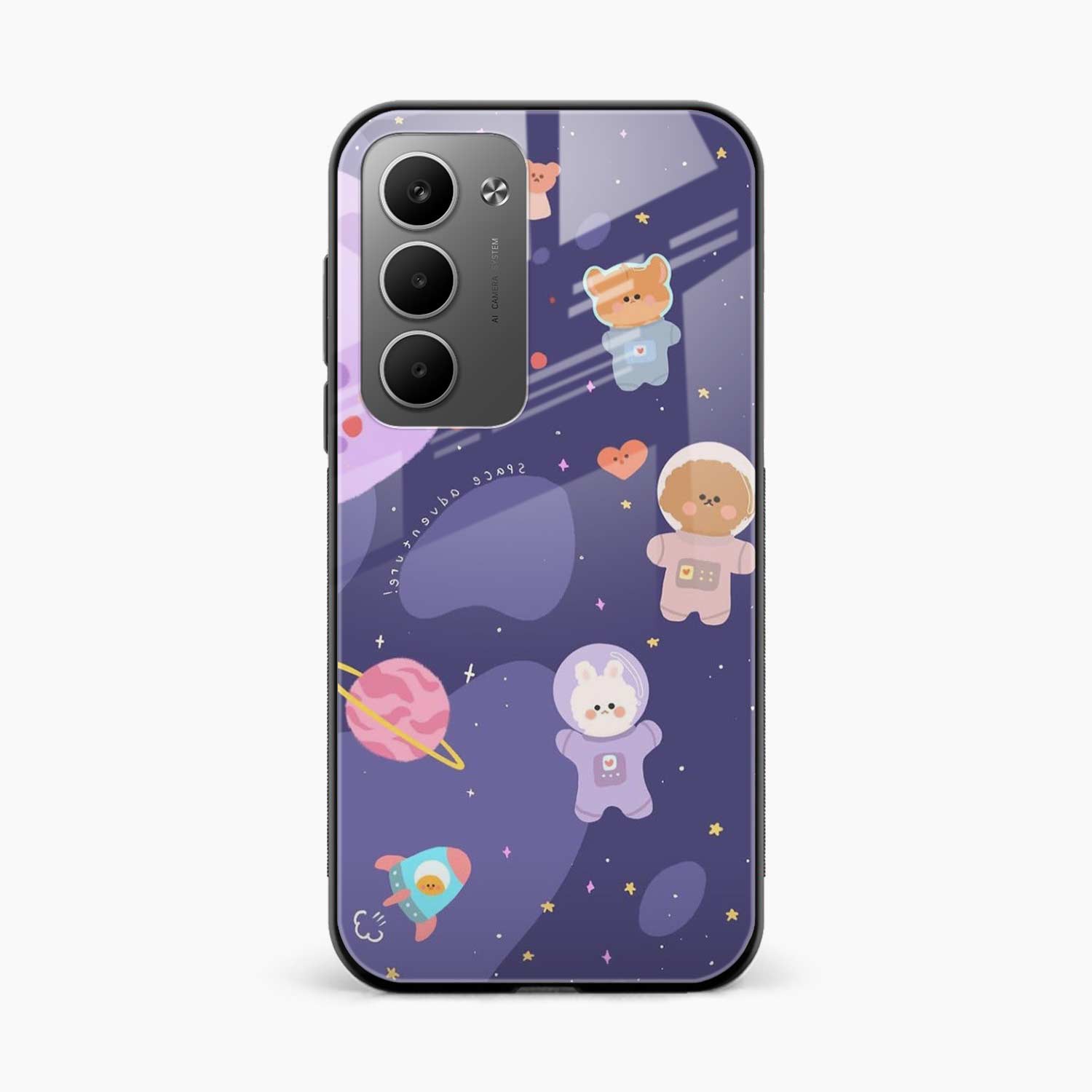 Teddy Space Redmi 15 5G Back Cover