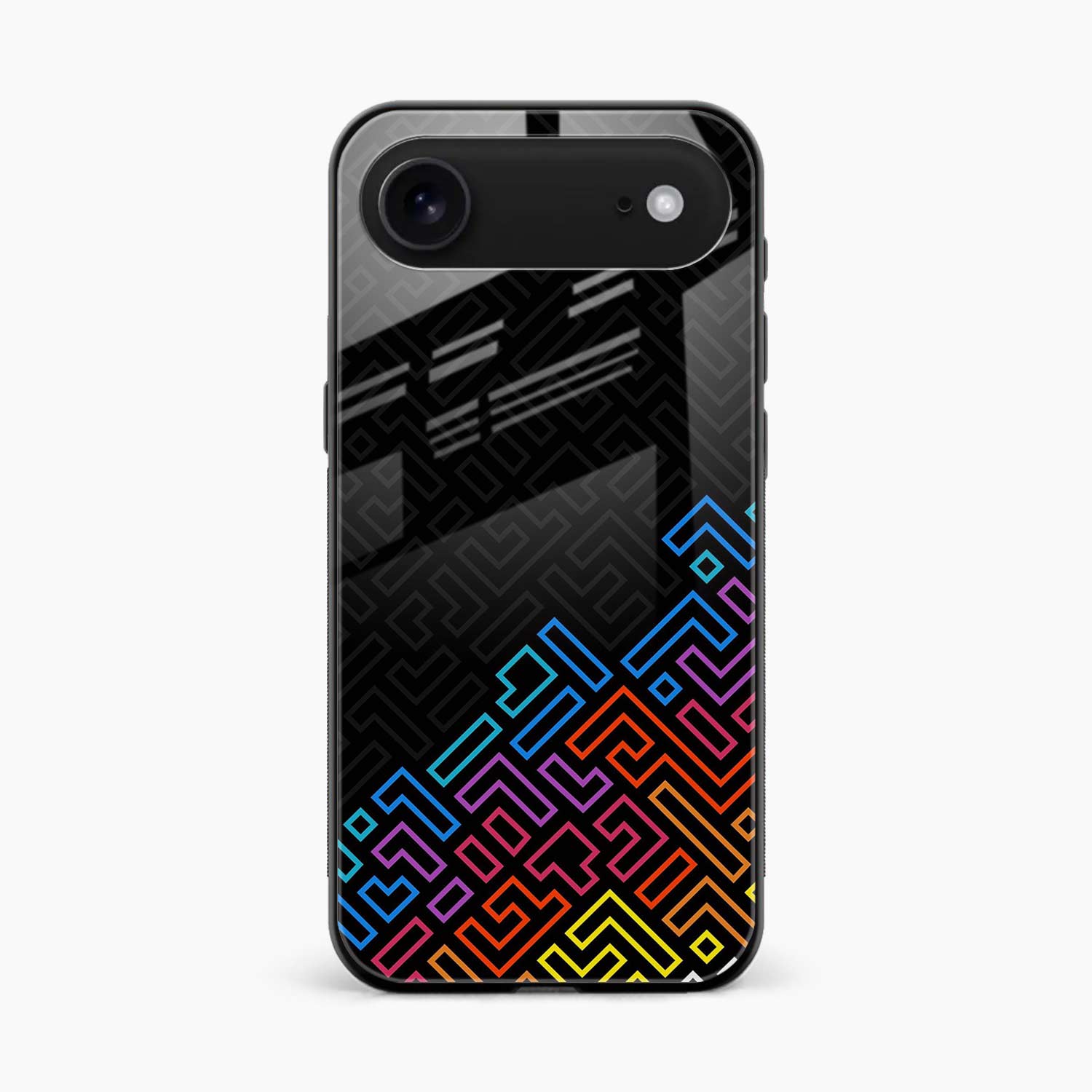 Black Maze iPhone Air Back Cover