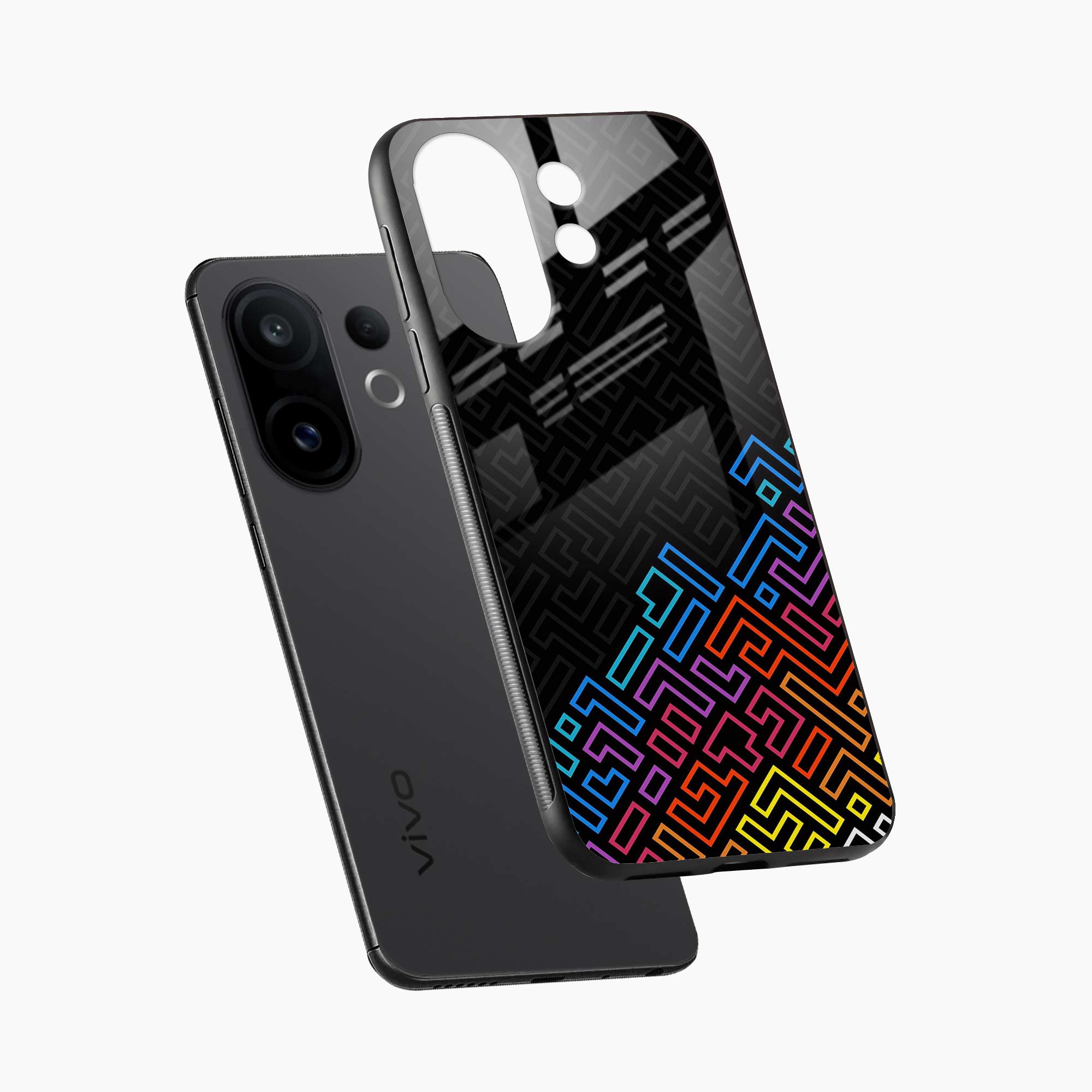 Black Maze Vivo T4 Pro 5G Back Cover