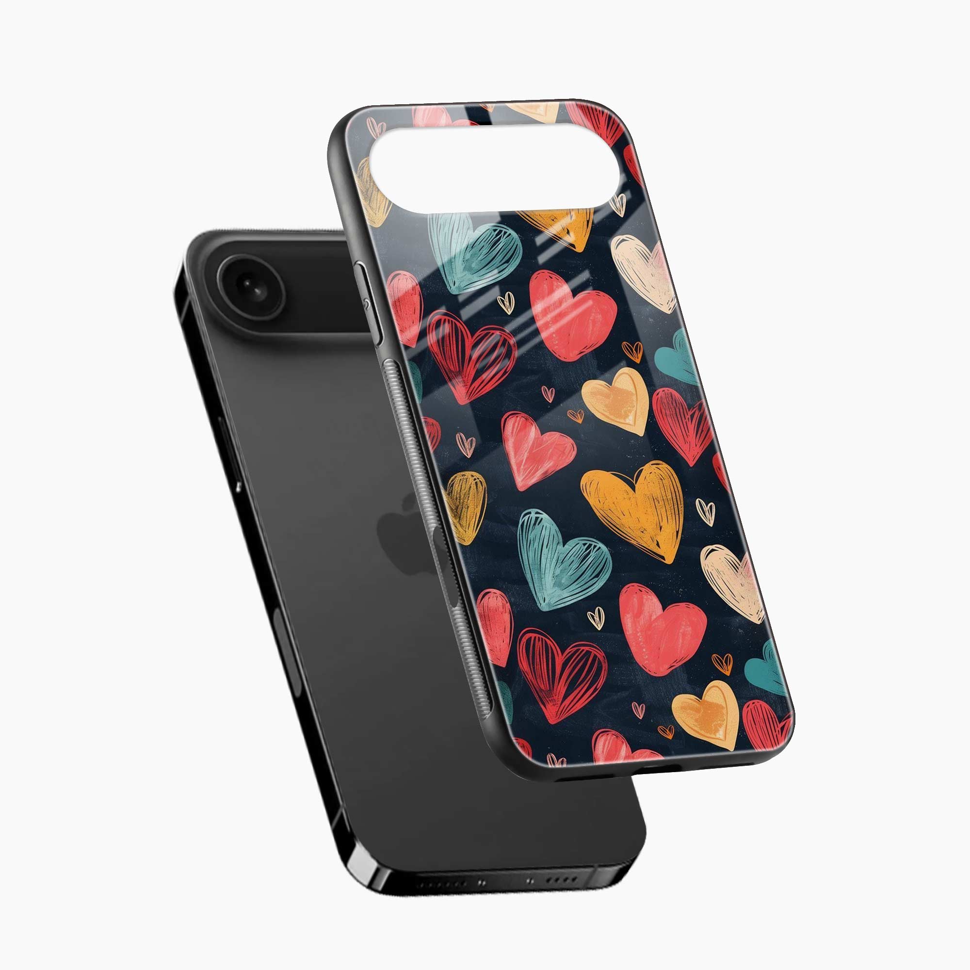 Colorful Hearts iPhone Air Back Cover