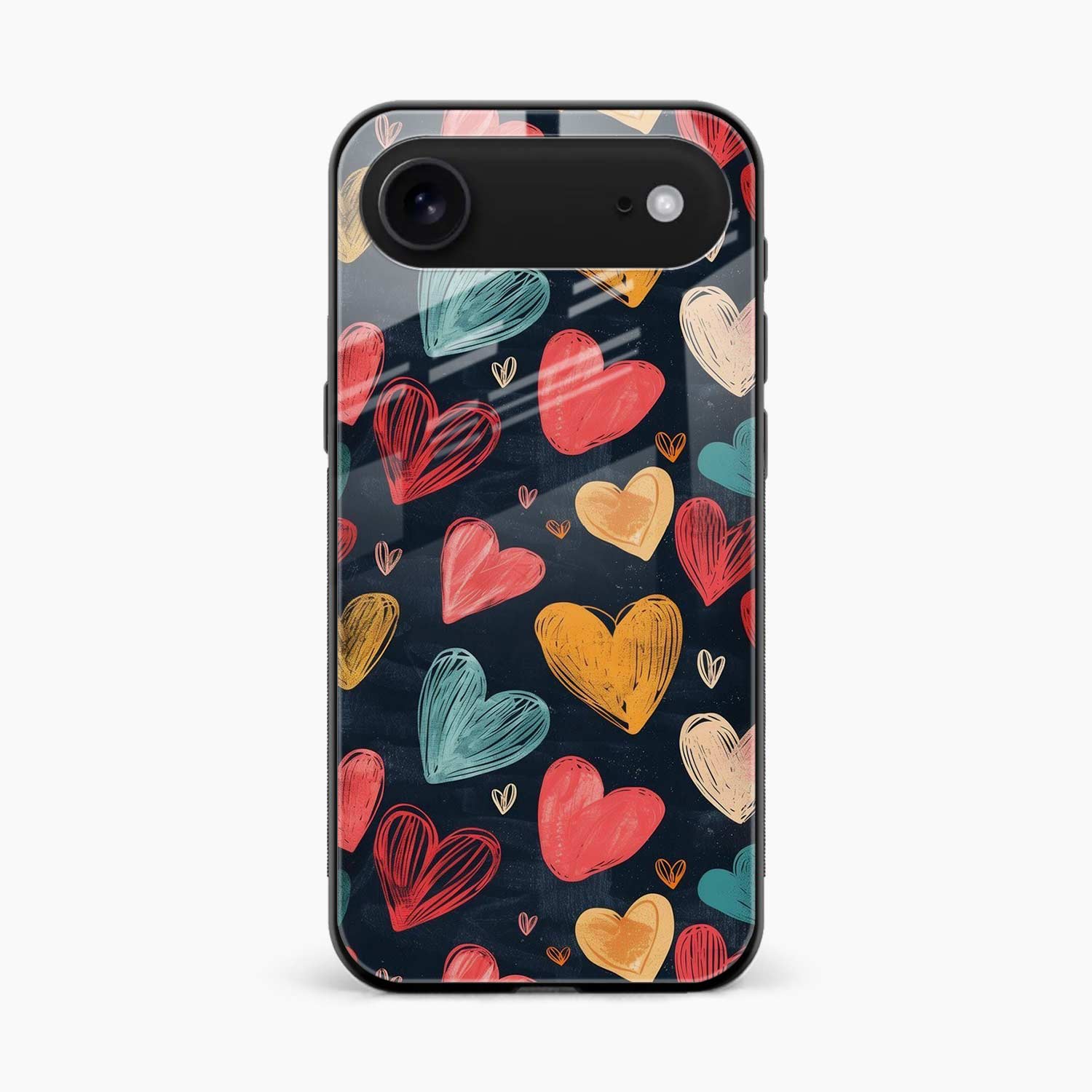 Colorful Hearts iPhone Air Back Cover