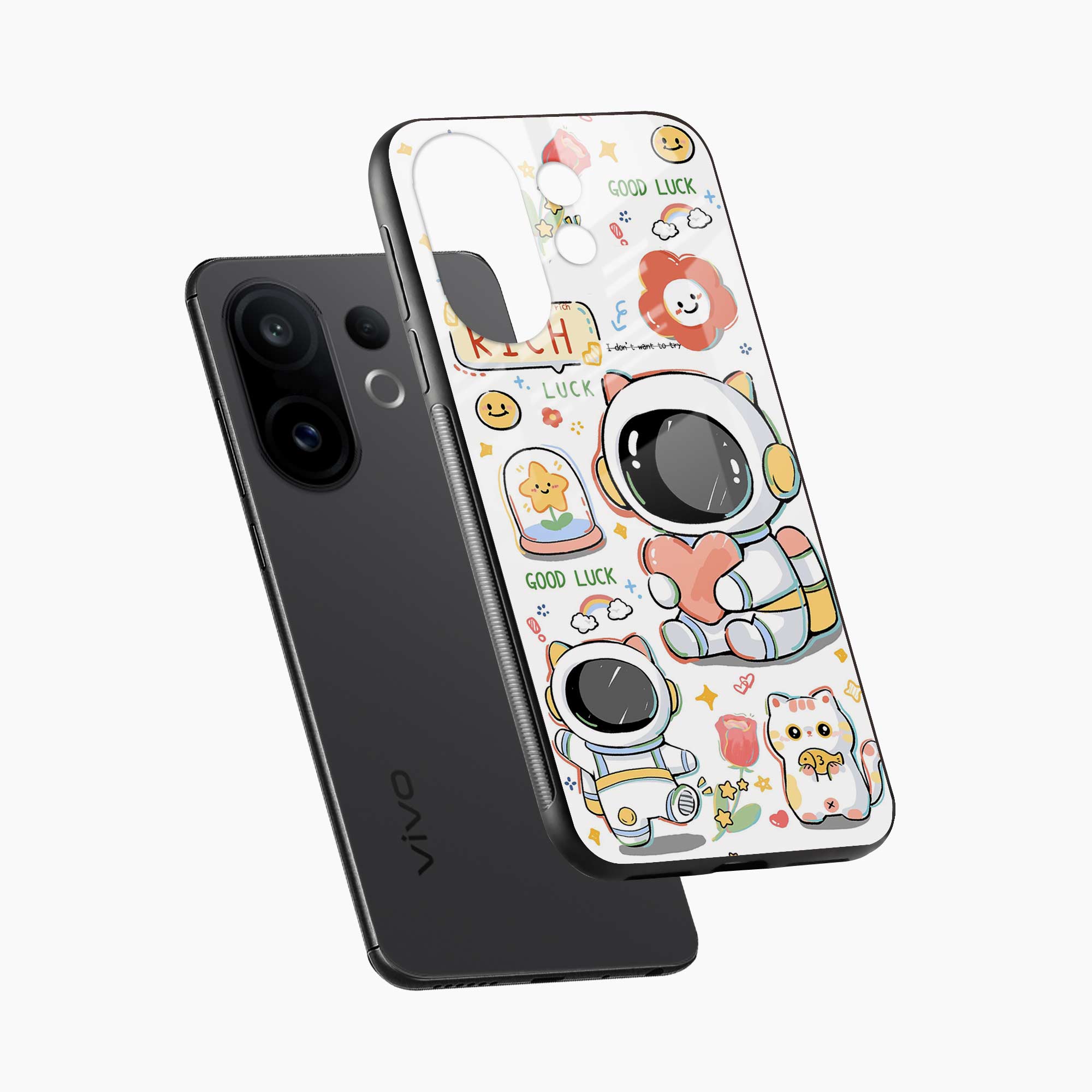 Cute Astronaut Vivo T4 Pro 5G Back Cover
