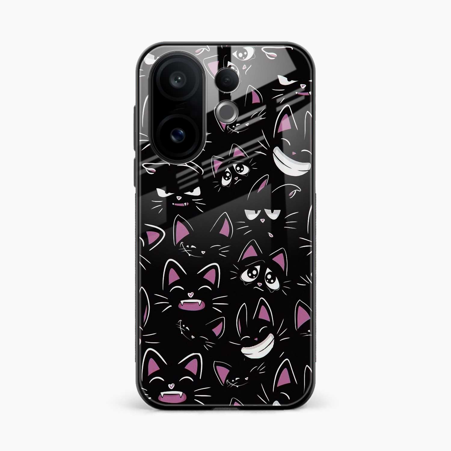 Cute Black Cat Vivo T4 Pro 5G Back Cover