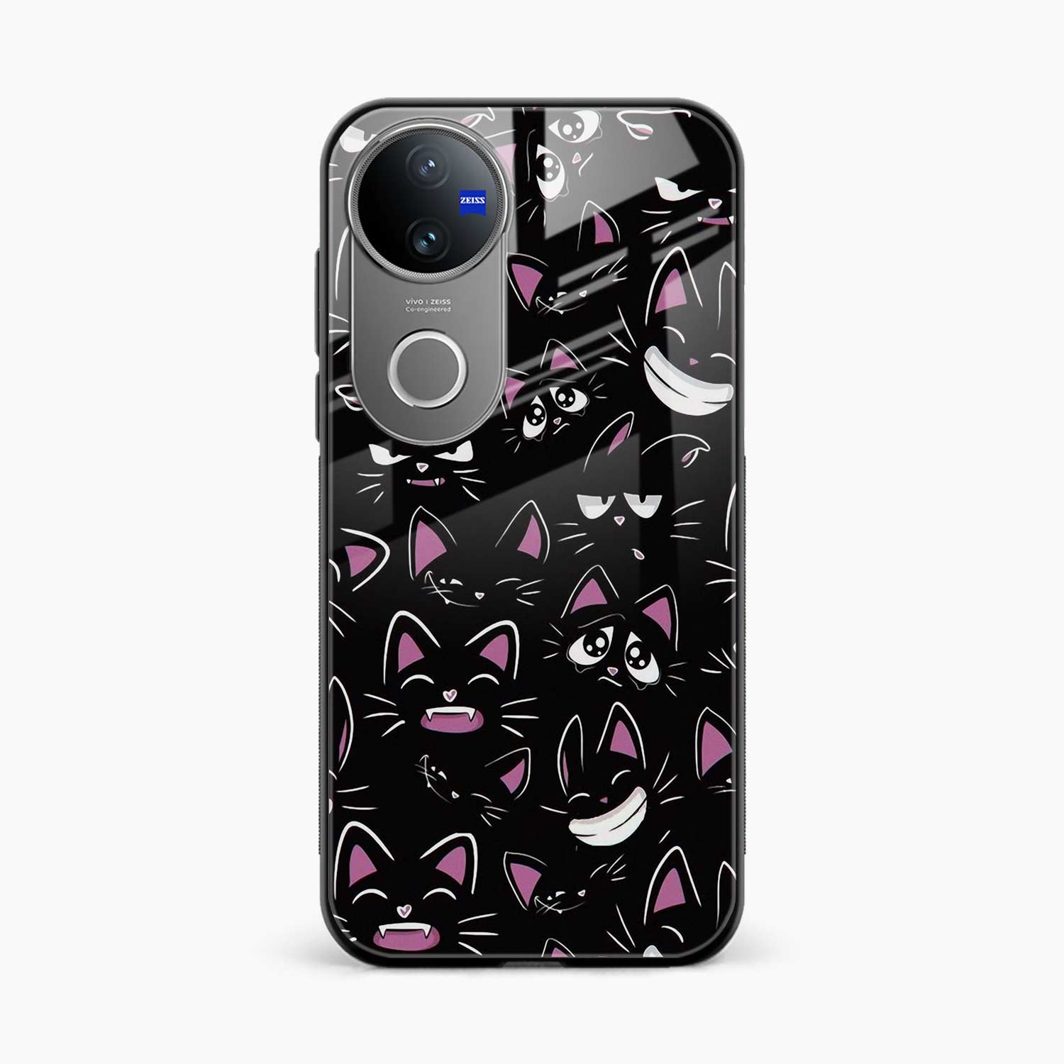 Cute Black Cat Vivo T4r 5G Back Cover
