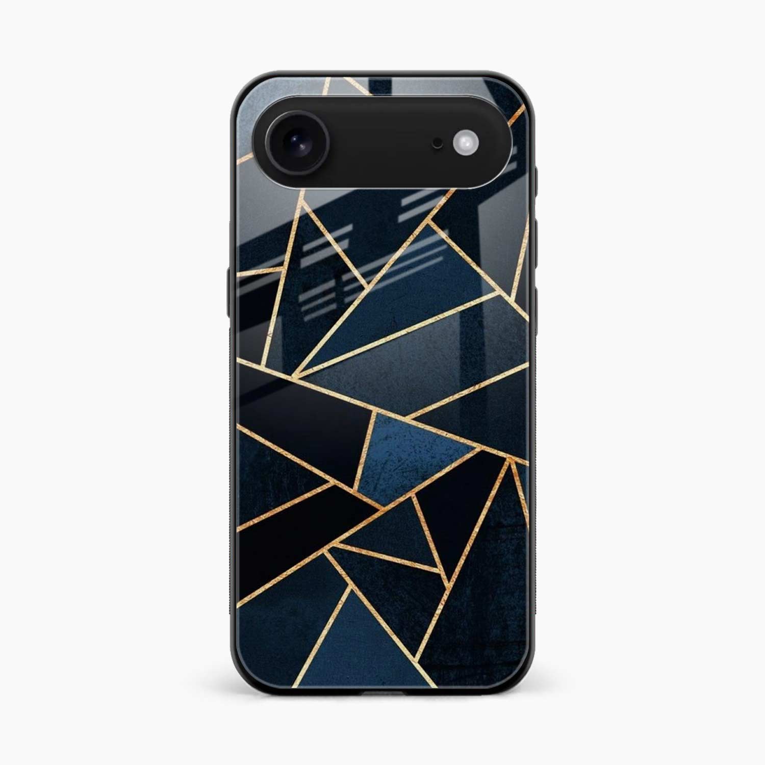 Diagonal Marble Golden Cut iPhone Air Back Cover