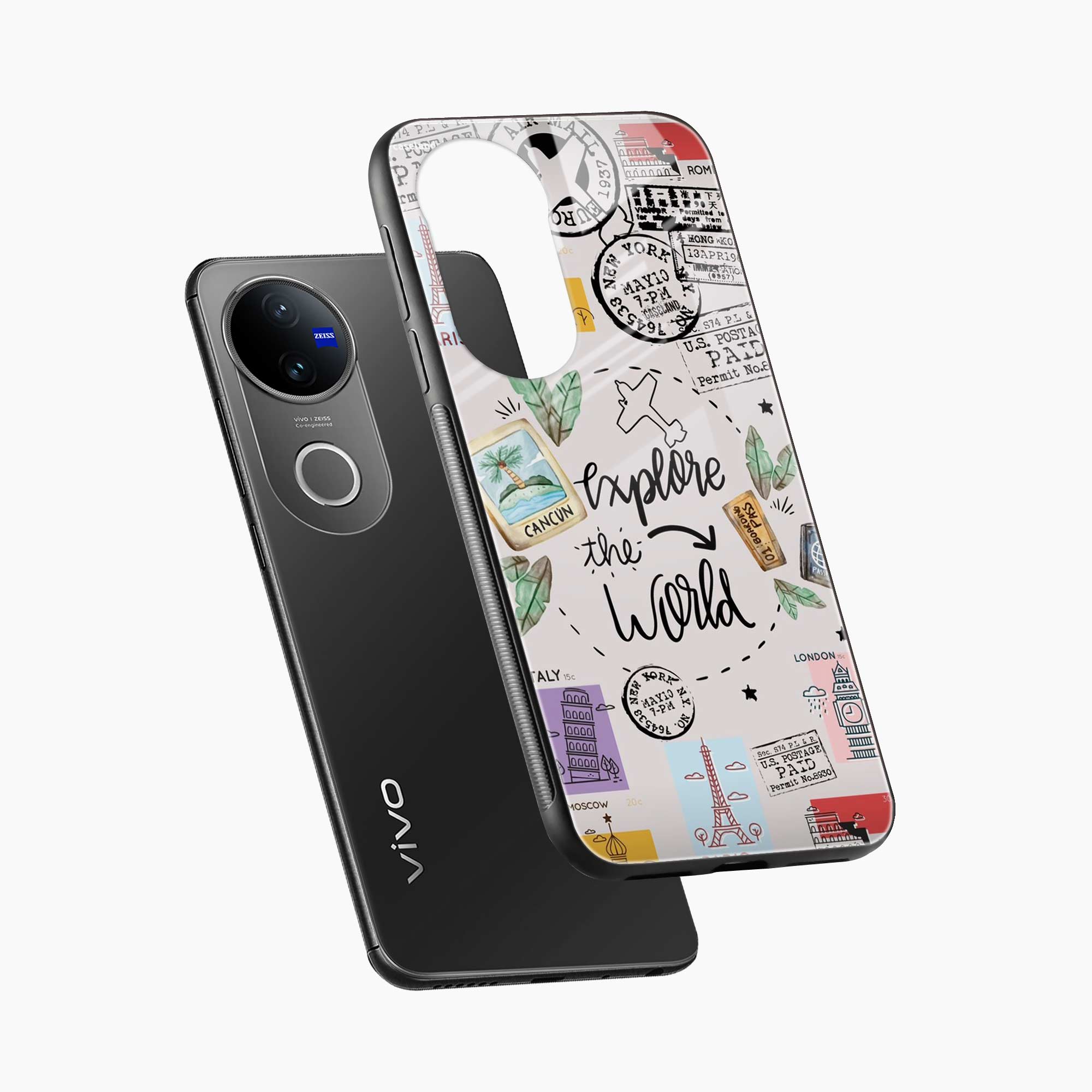 Explore The World Vivo T4r 5G Back Cover