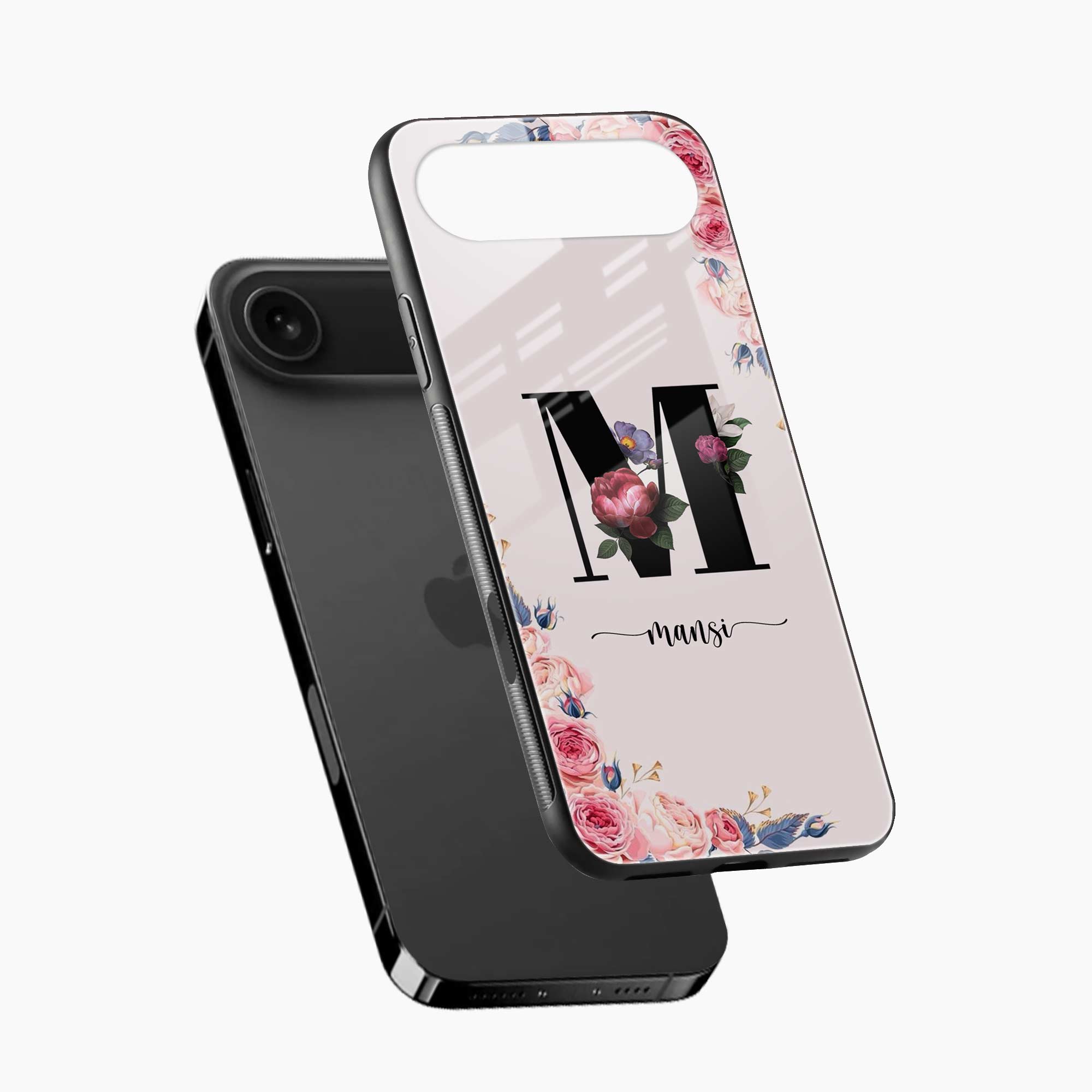 Floral Name Personalised iPhone Air Back Cover