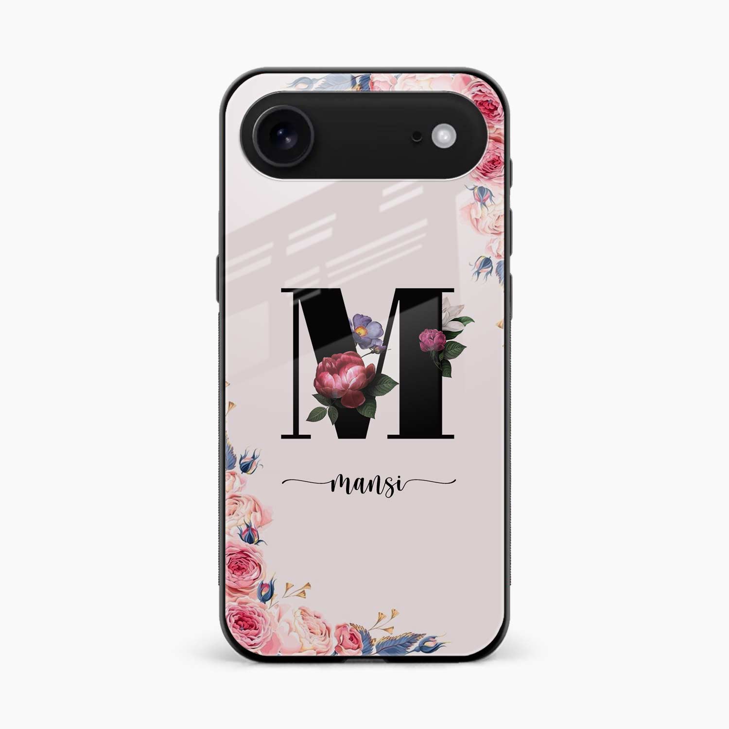 Floral Name Personalised iPhone Air Back Cover