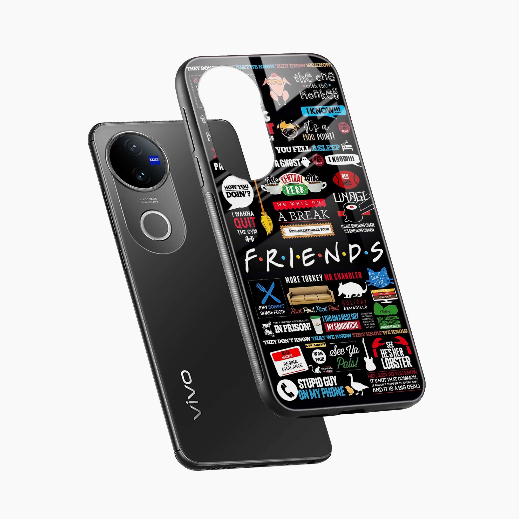 Friends Vivo T4r 5G Back Cover