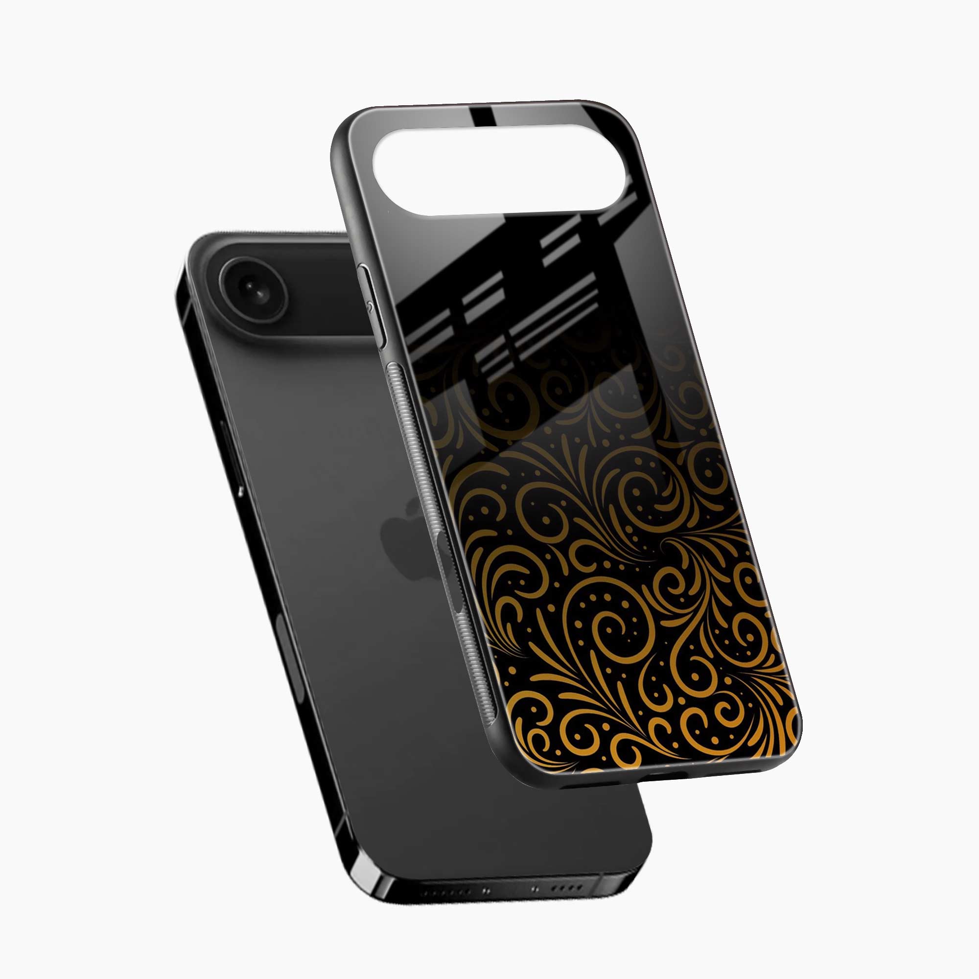 Golden Swirl iPhone Air Back Cover