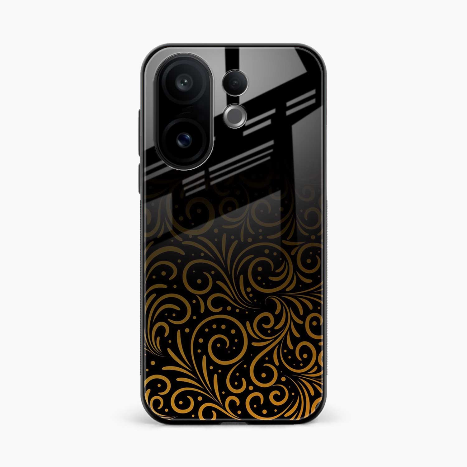 Golden Swirl Vivo V60 5G Back Cover