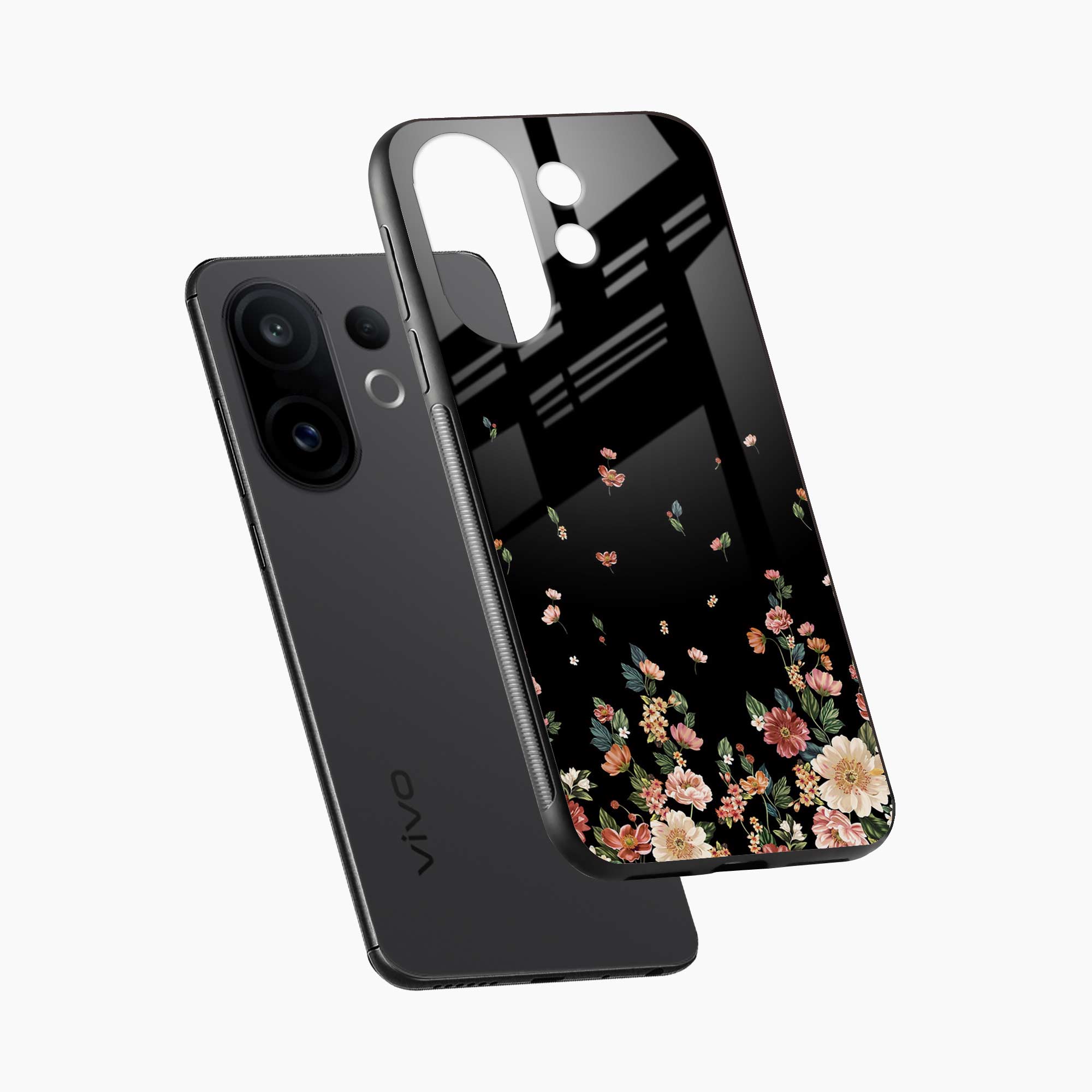 Graceful Floral Vivo V60 5G Back Cover