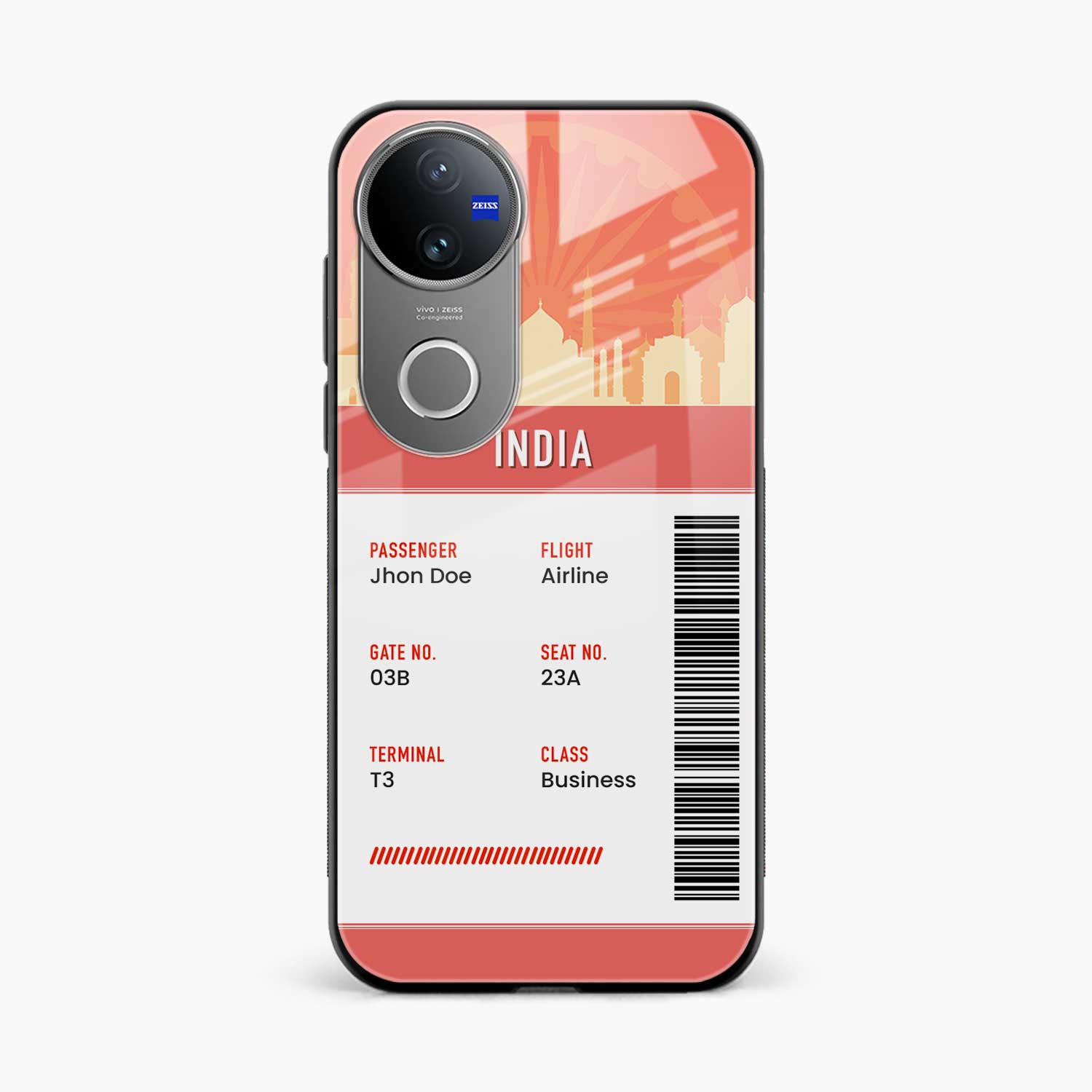 India Boarding Pass Vivo T4r 5G Back Cover