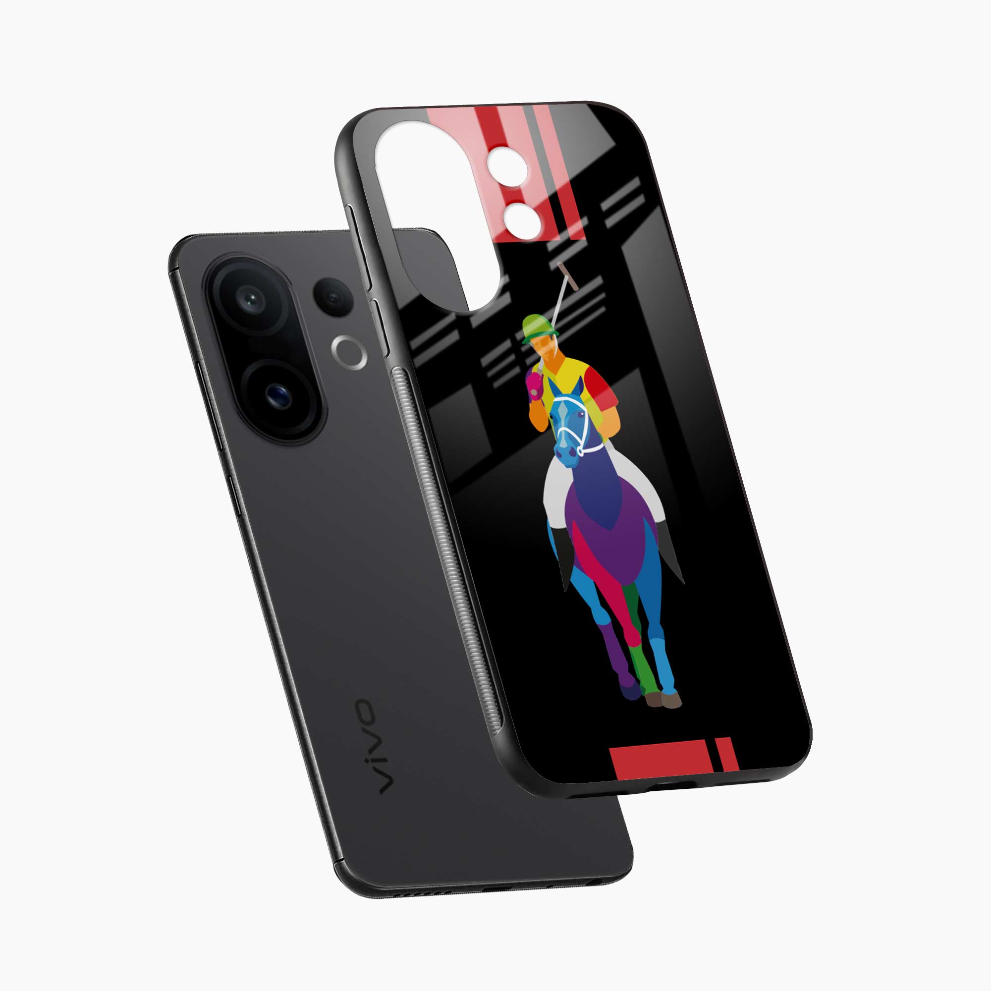 Multicolor Sant Barbara Polo Black Vivo T4 Pro 5G Back Cover