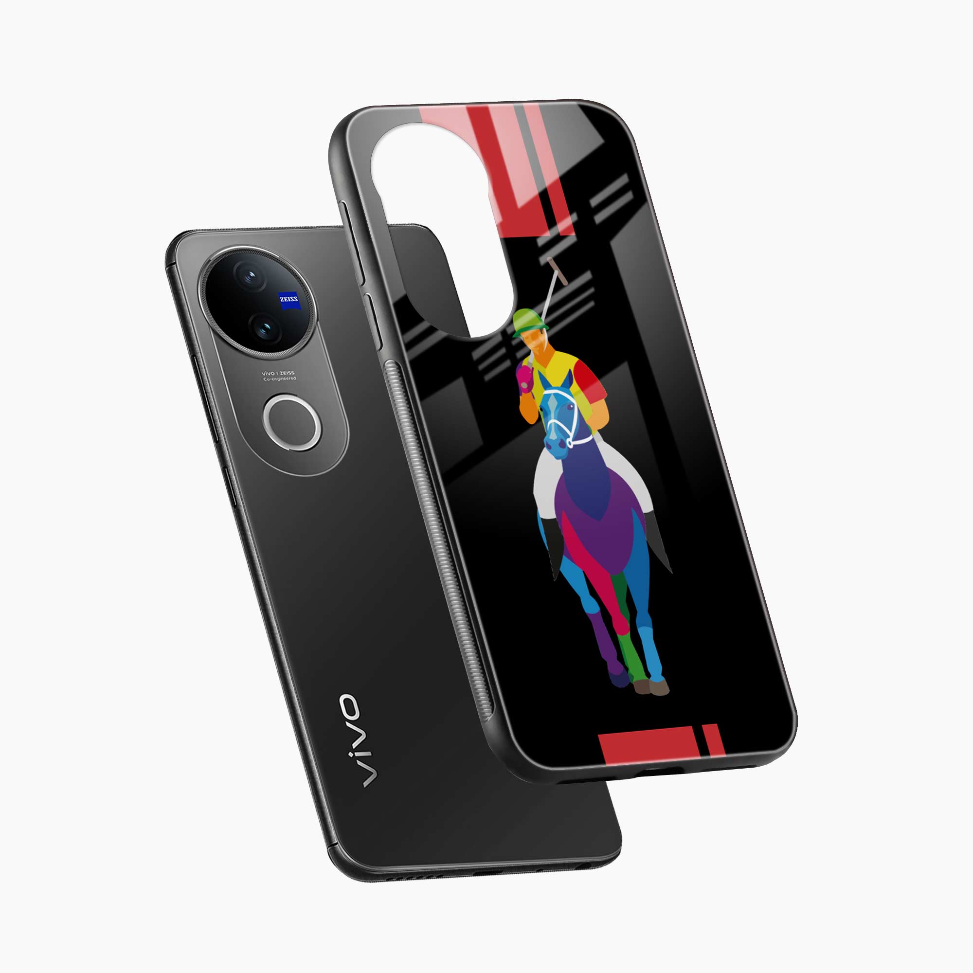 Multicolor Sant Barbara Polo Black Vivo T4r 5G Back Cover