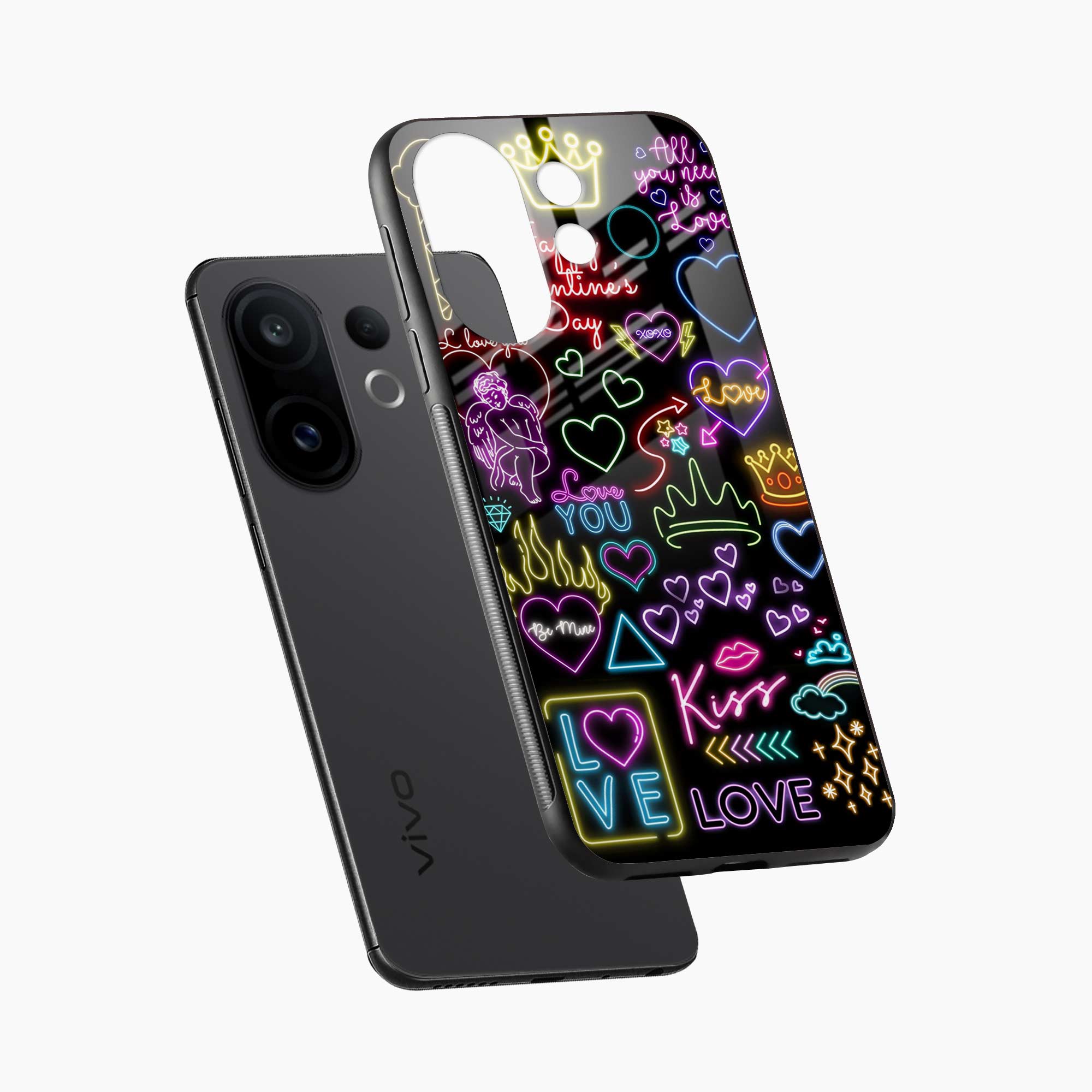 Neon Lights Vivo T4 Pro 5G Back Cover
