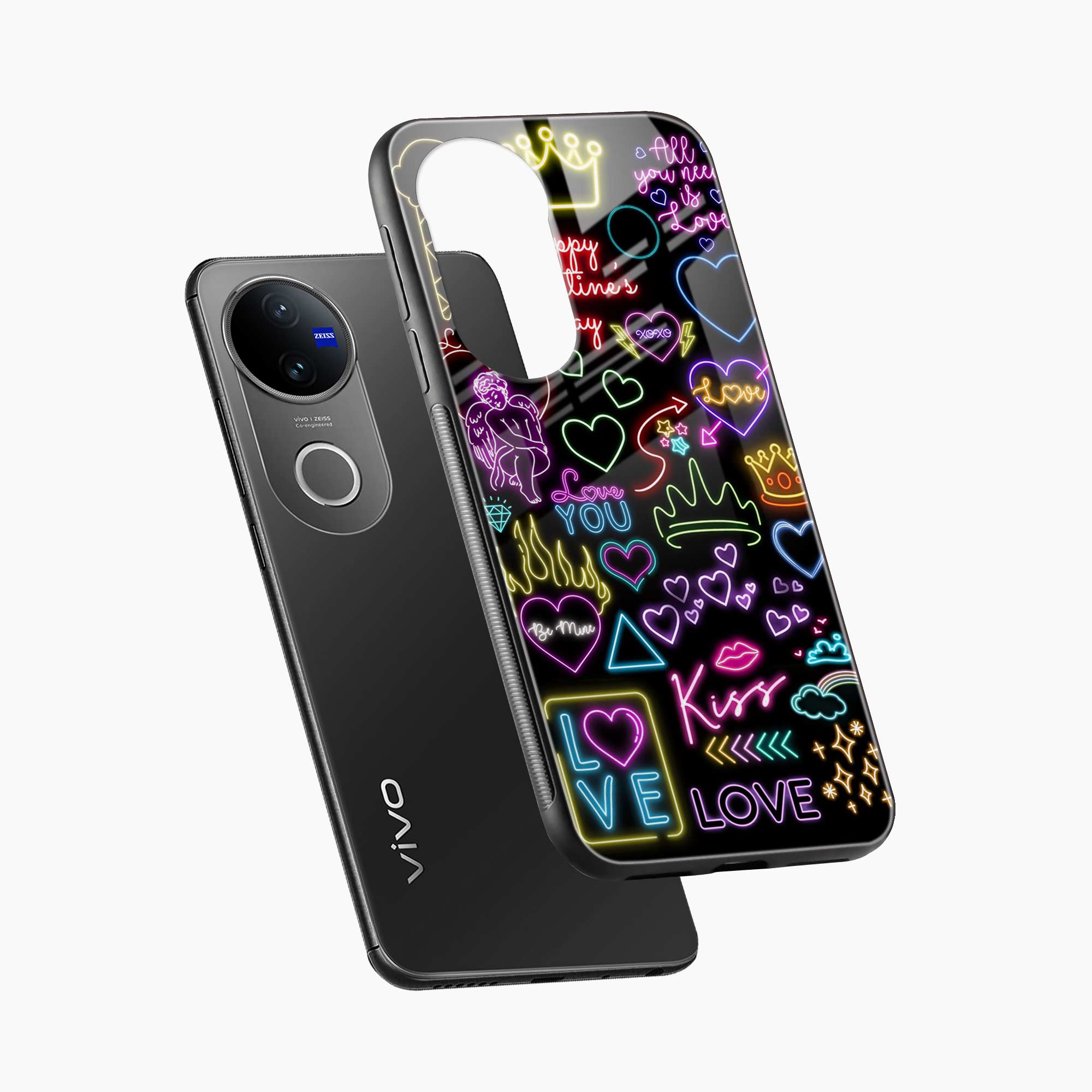 Neon Lights Vivo T4r 5G Back Cover