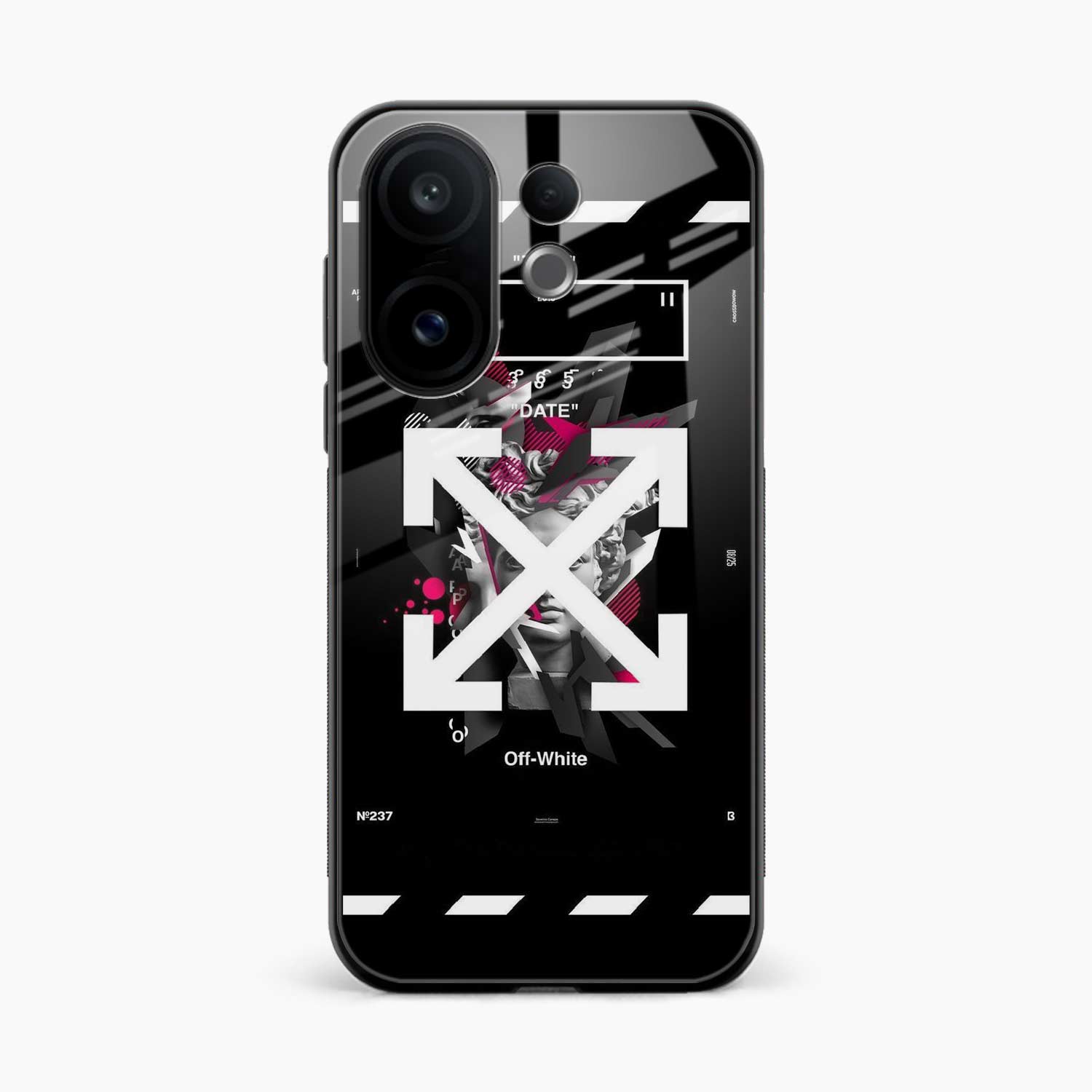 Off White Logo Vivo T4 Pro 5G Back Cover