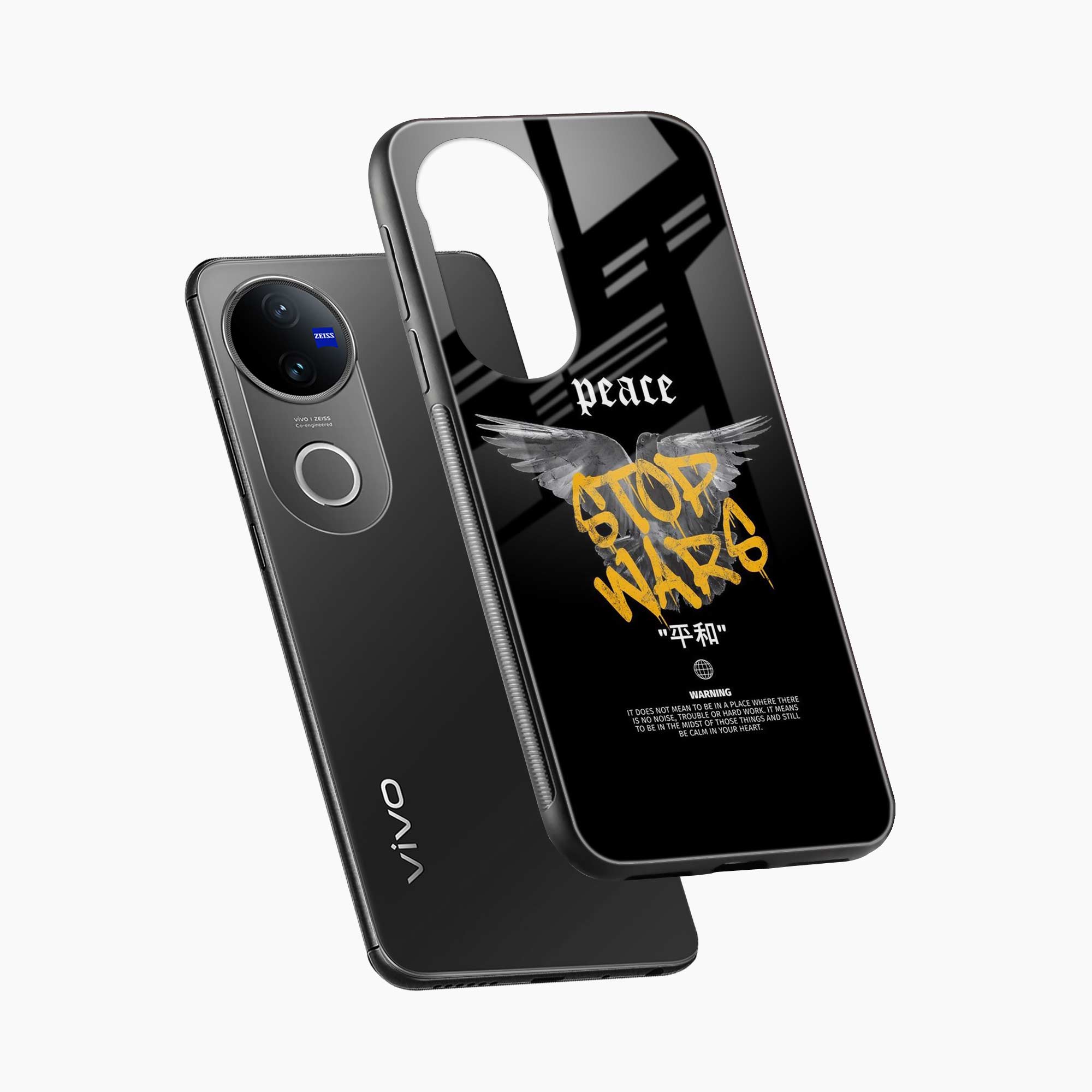 Peace Stop Wars Vivo T4r 5G Back Cover