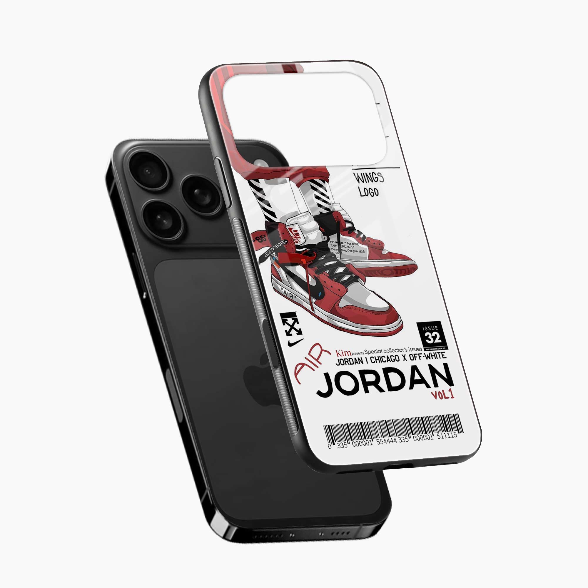 Red Sneakers iPhone 17 Pro Back Cover