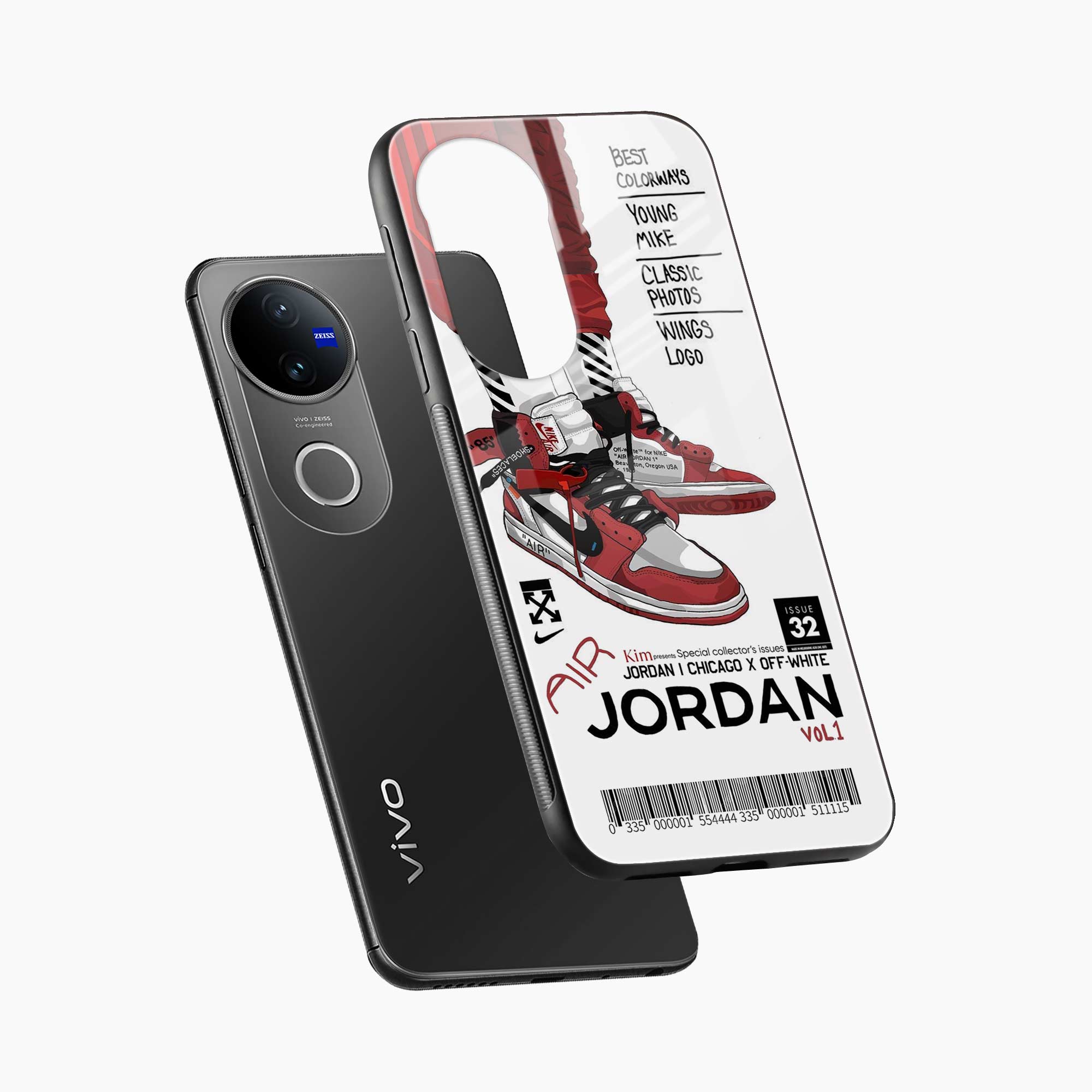Red Sneakers Vivo T4r 5G Back Cover