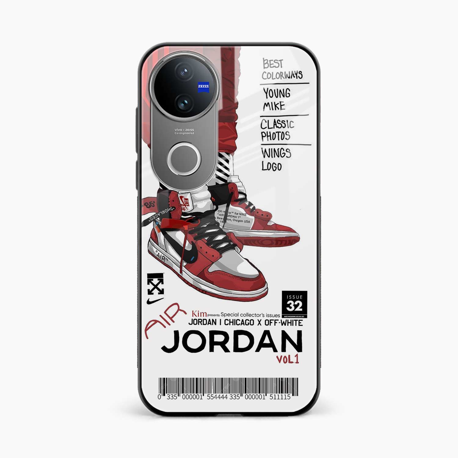 Red Sneakers Vivo T4r 5G Back Cover