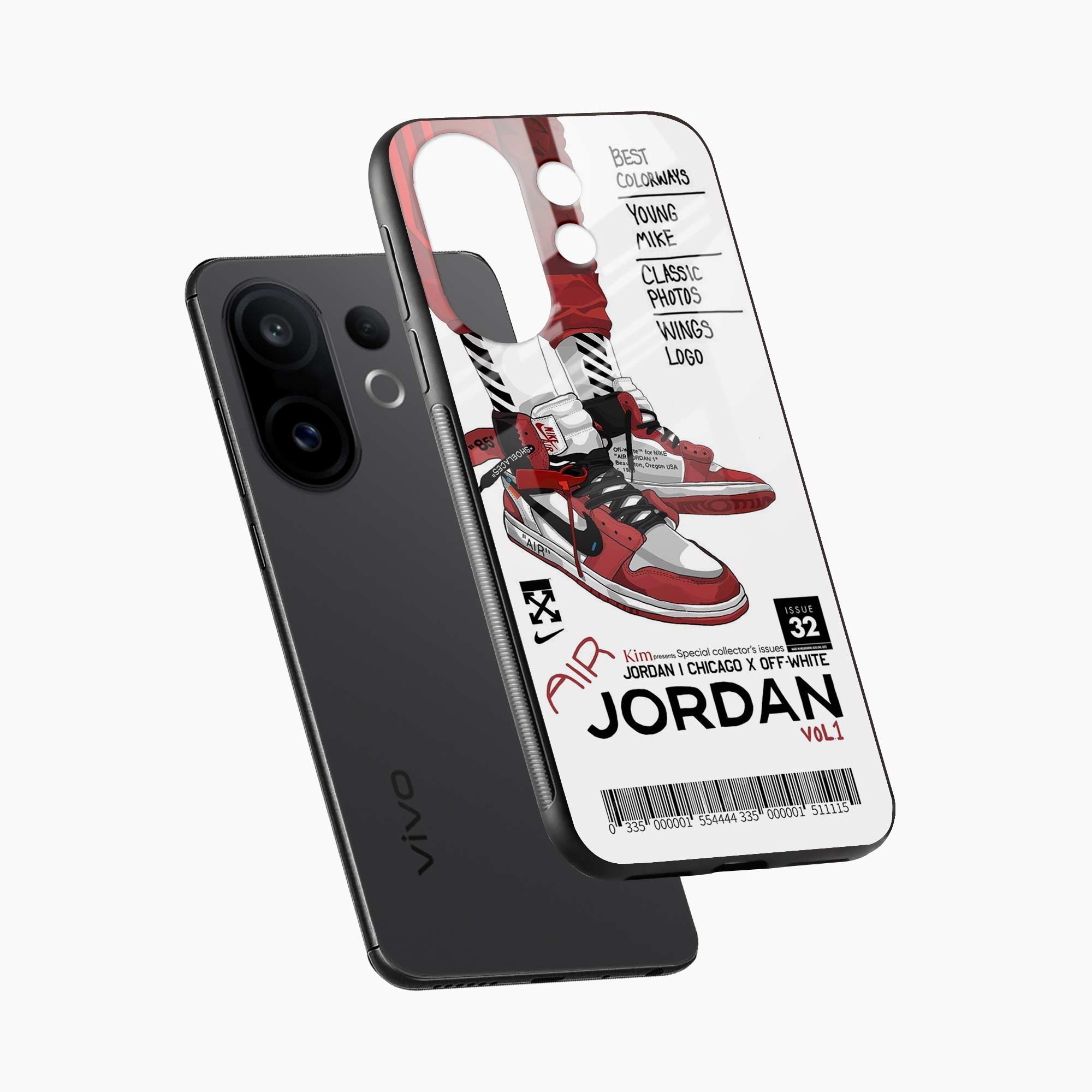 Red Sneakers Vivo V60 5G Back Cover