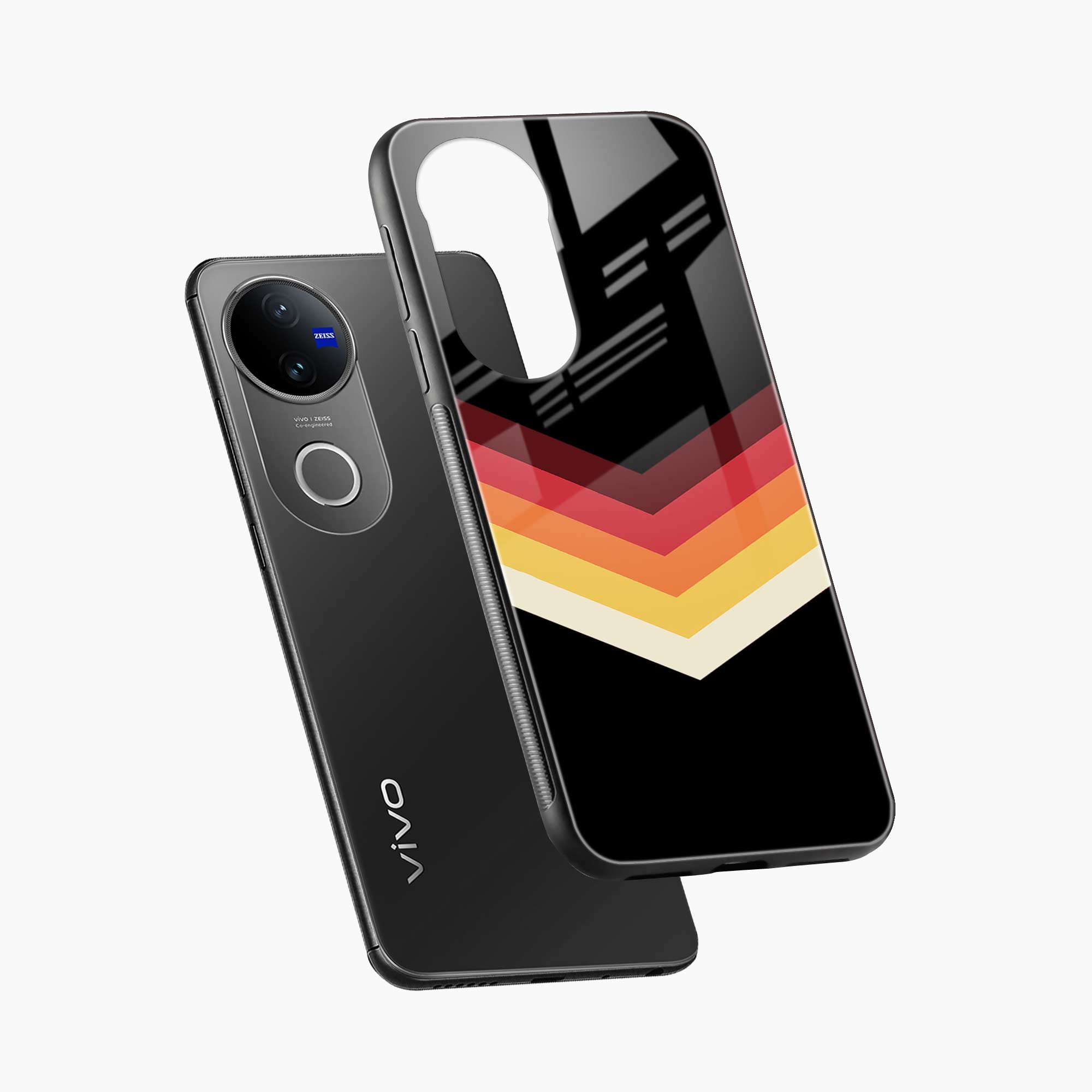 Rewind Strips Pattern Vivo T4r 5G Back Cover