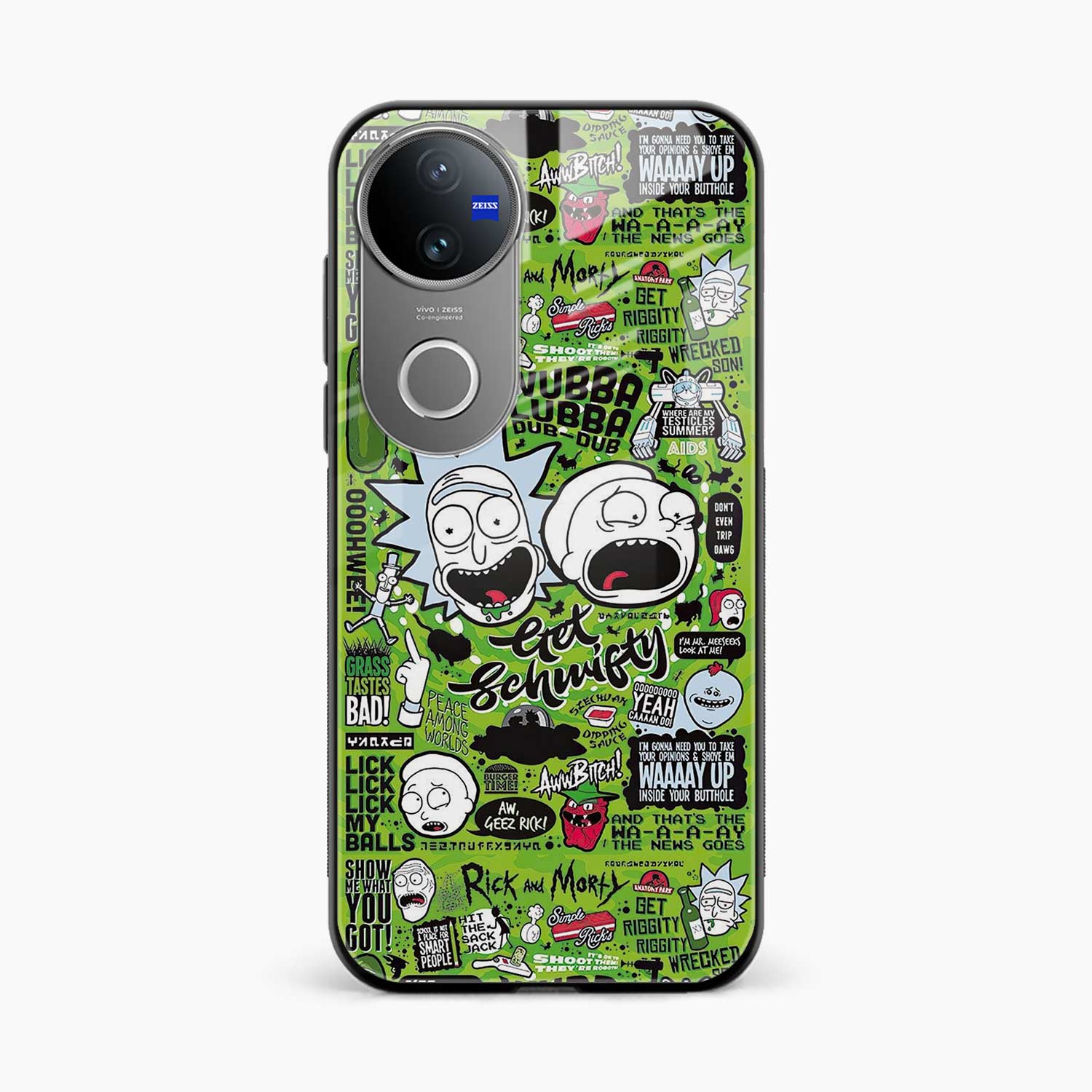 Rick And Morty Vivo T4r 5G Back Cover