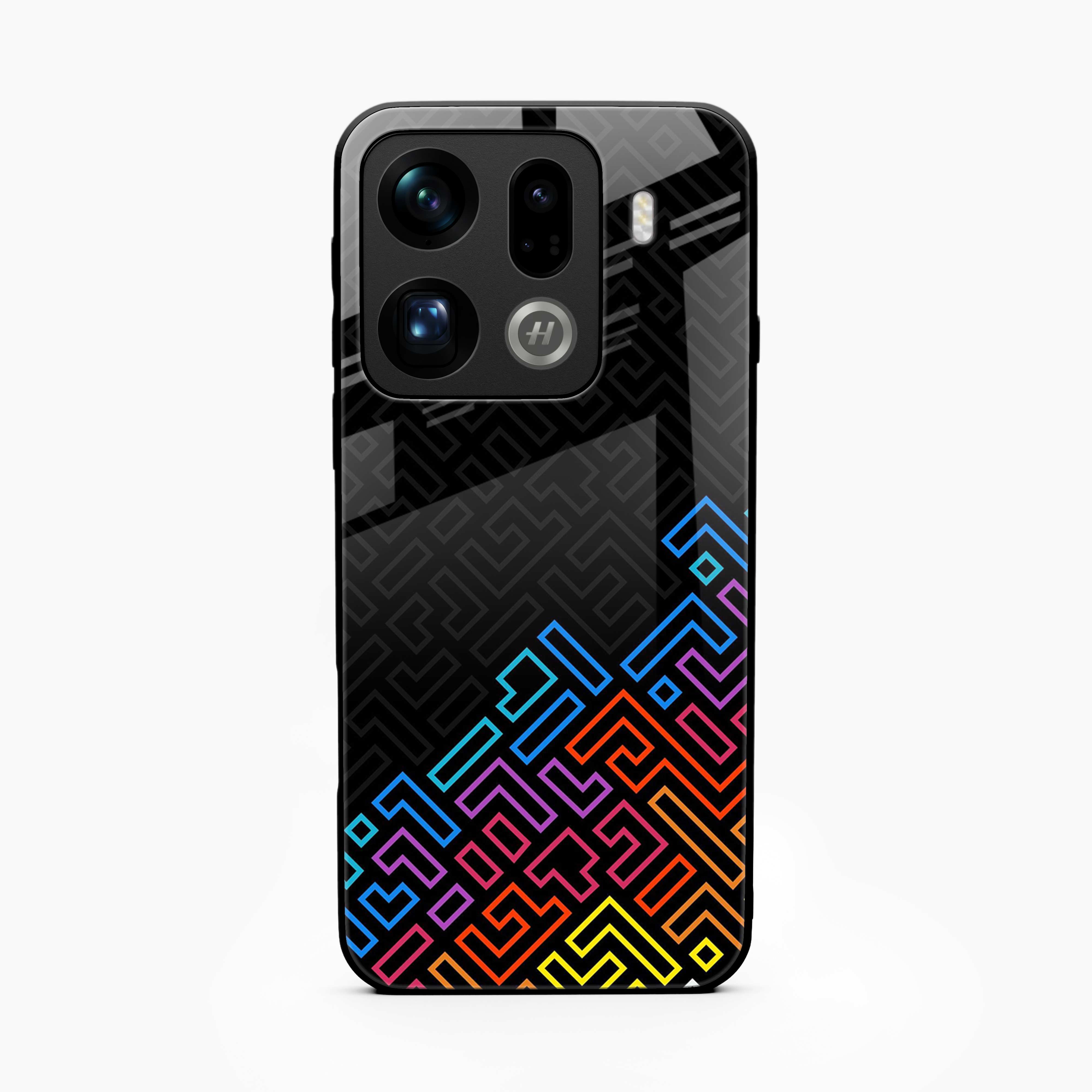 Black Maze Oppo Find X9 Pro 5G Back Cover