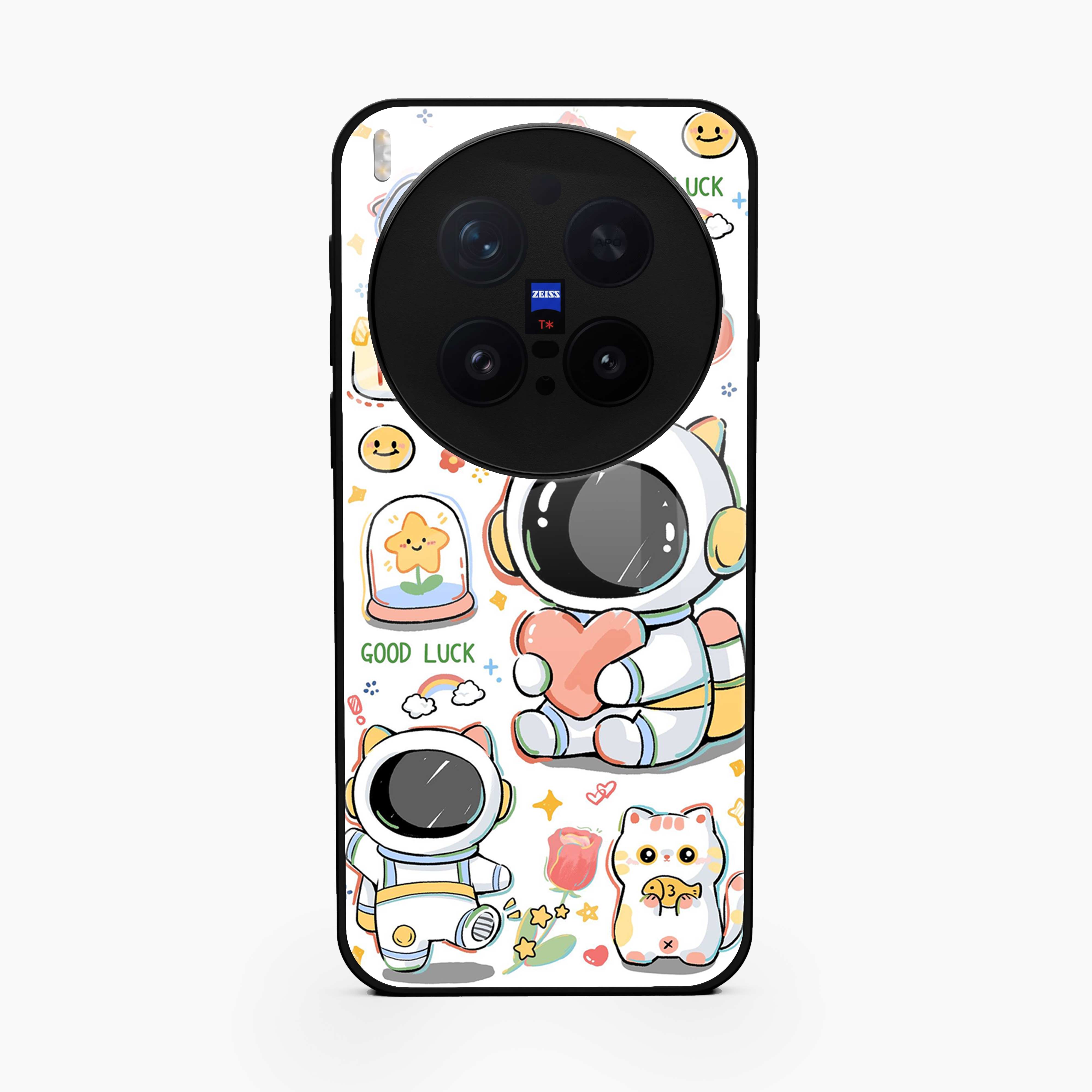 Cute Astronaut Vivo X300 Pro 5G Back Cover